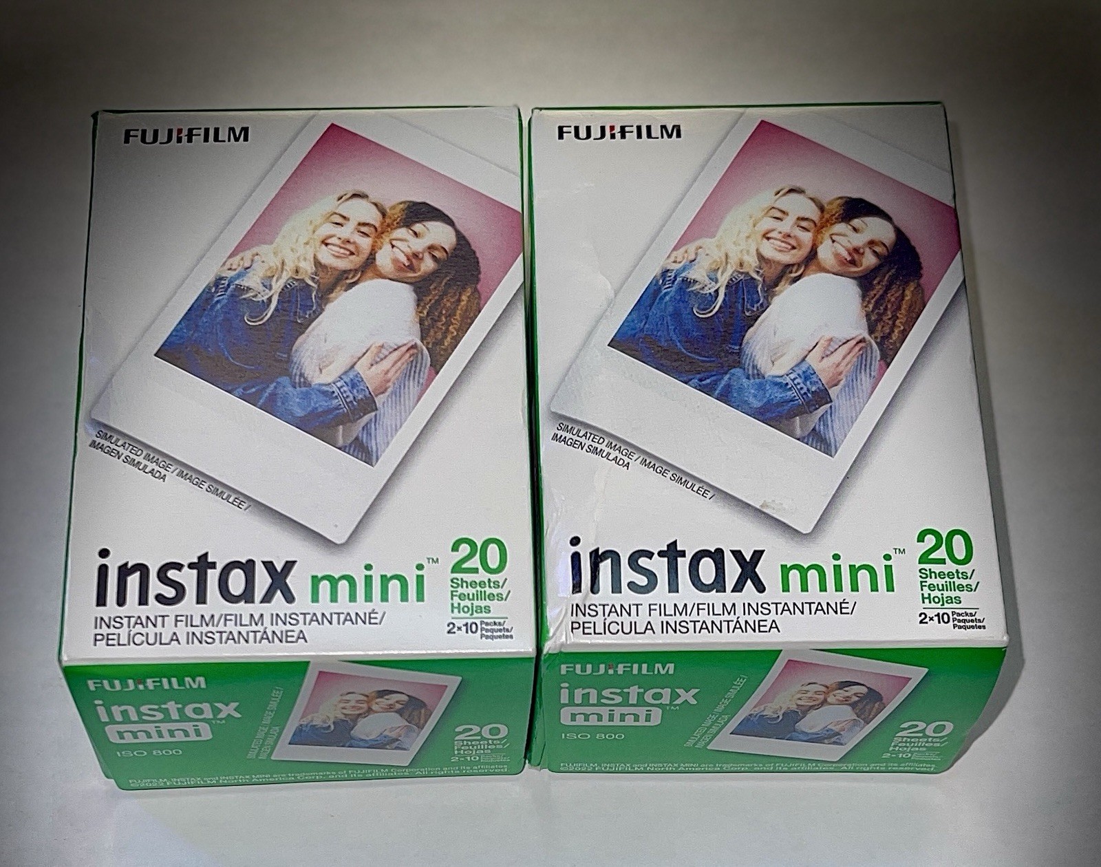 Fujifilm Instant Mini Film Two Instant Film Twin Packs – 40 EXP Total, ISO 80…
