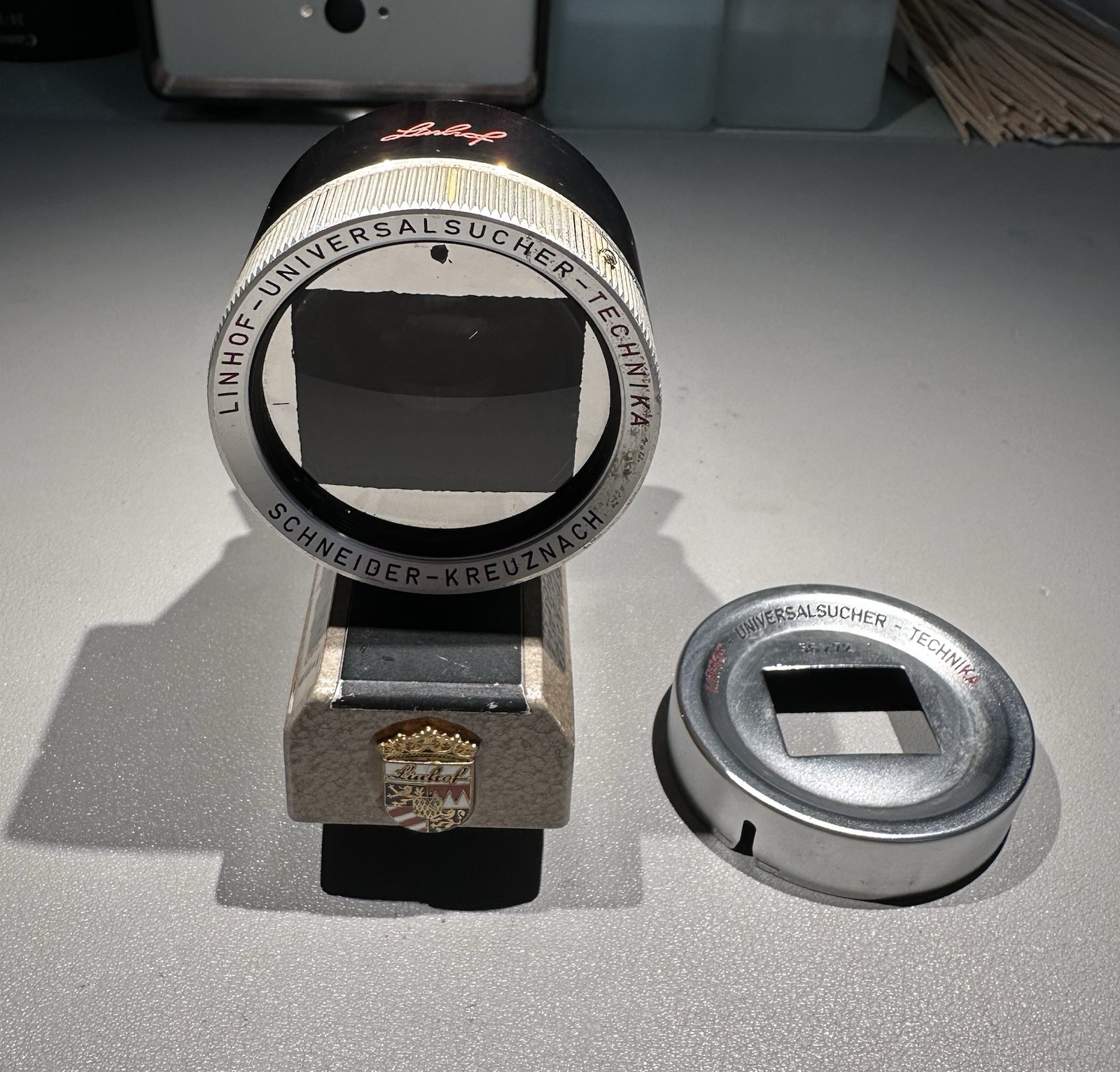 Schneider Linhof Universal Sucher Technika View Finder 4×5 with 56×72 Mask