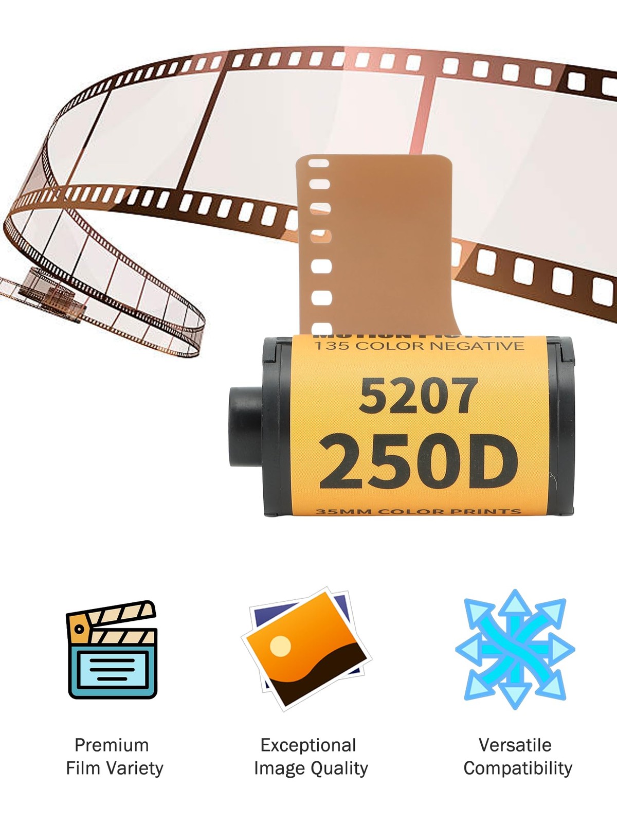 35mm Film Roll ECN 2 Camera ISO 200250 Color Print Fits 135 Camera Format