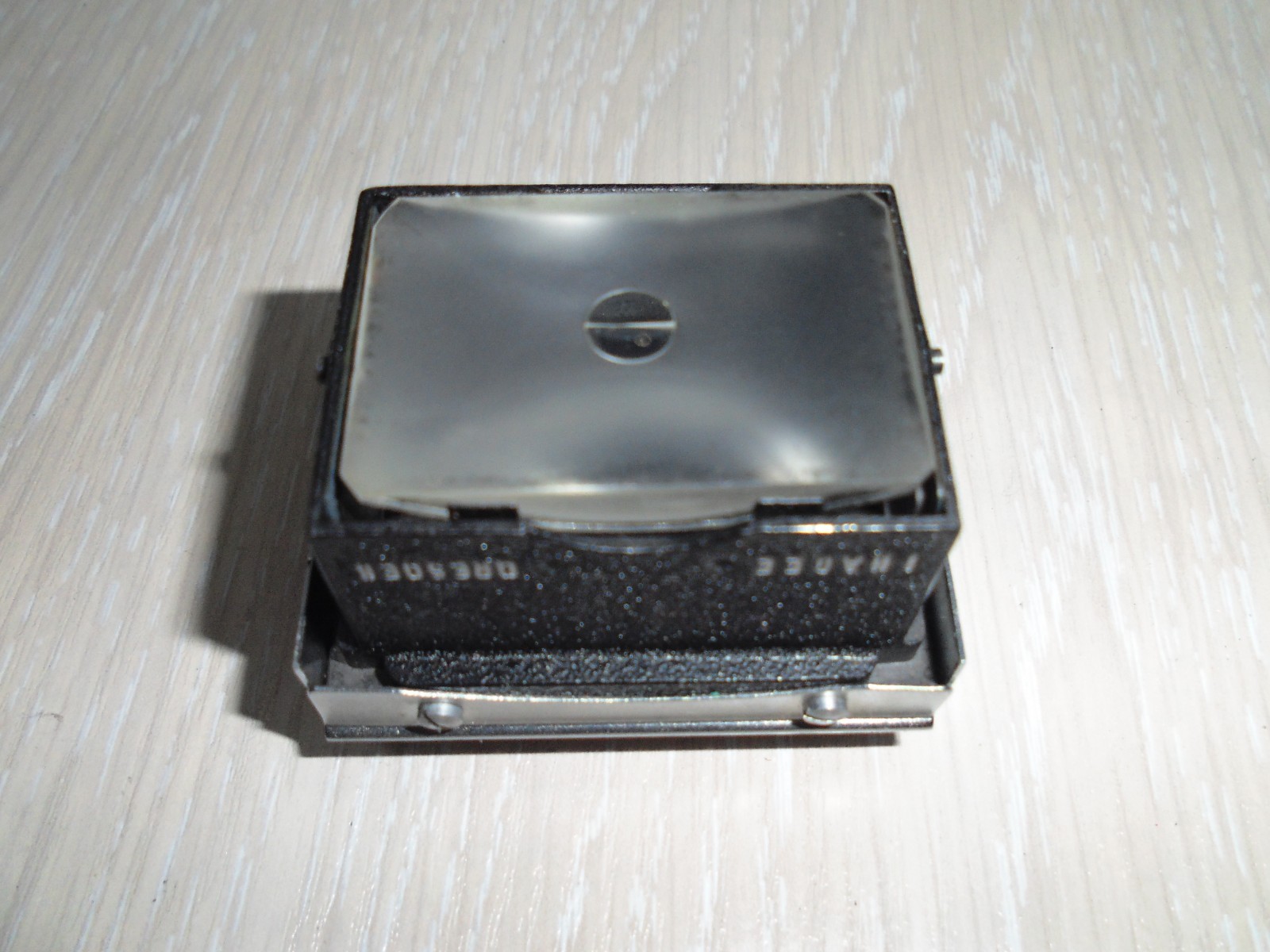 Ihagee Exakta waist level finder in case #0284