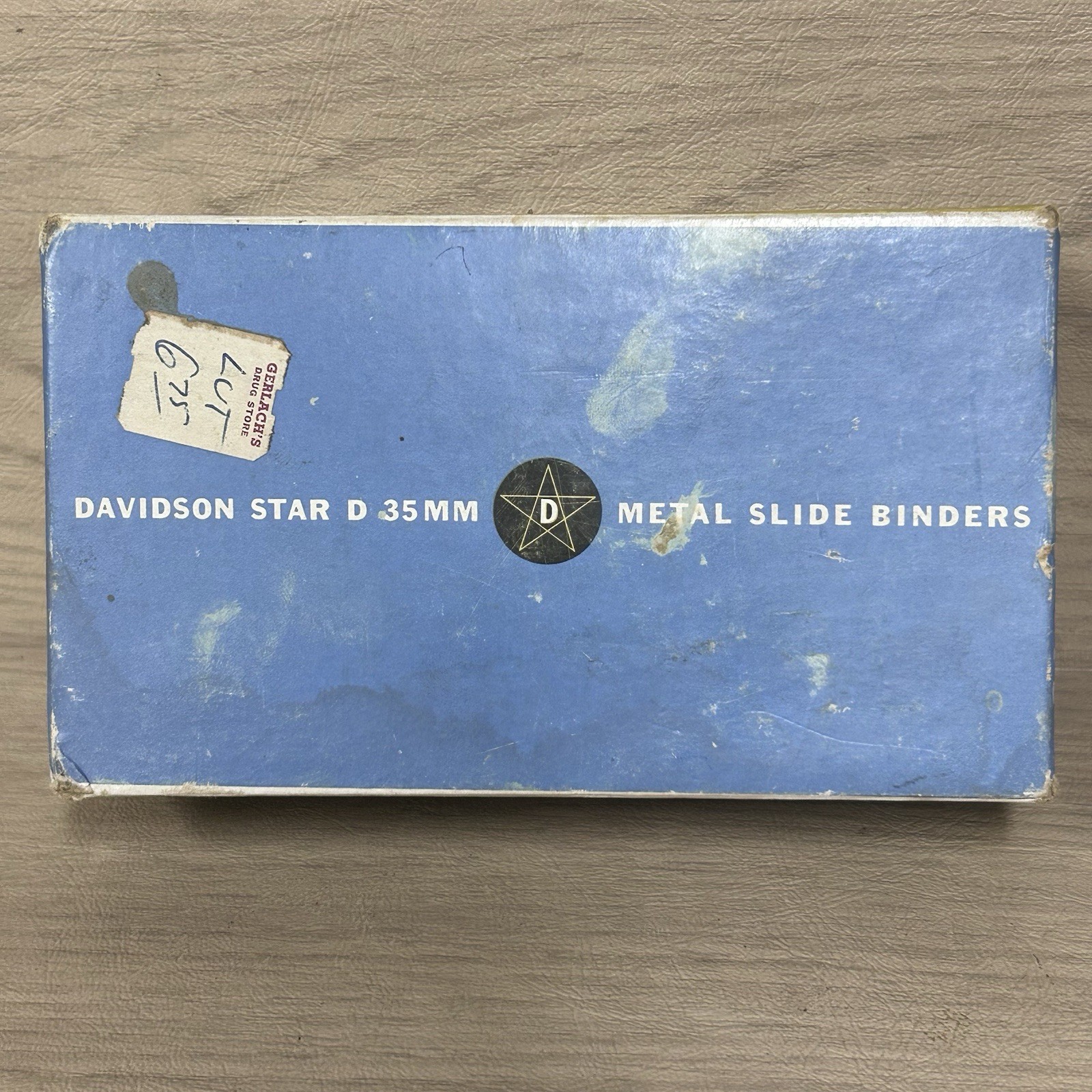 Vtg Davidson Star D Metal Slide Binders 2×2” 35mm Slides / Glass Slides ReUsable