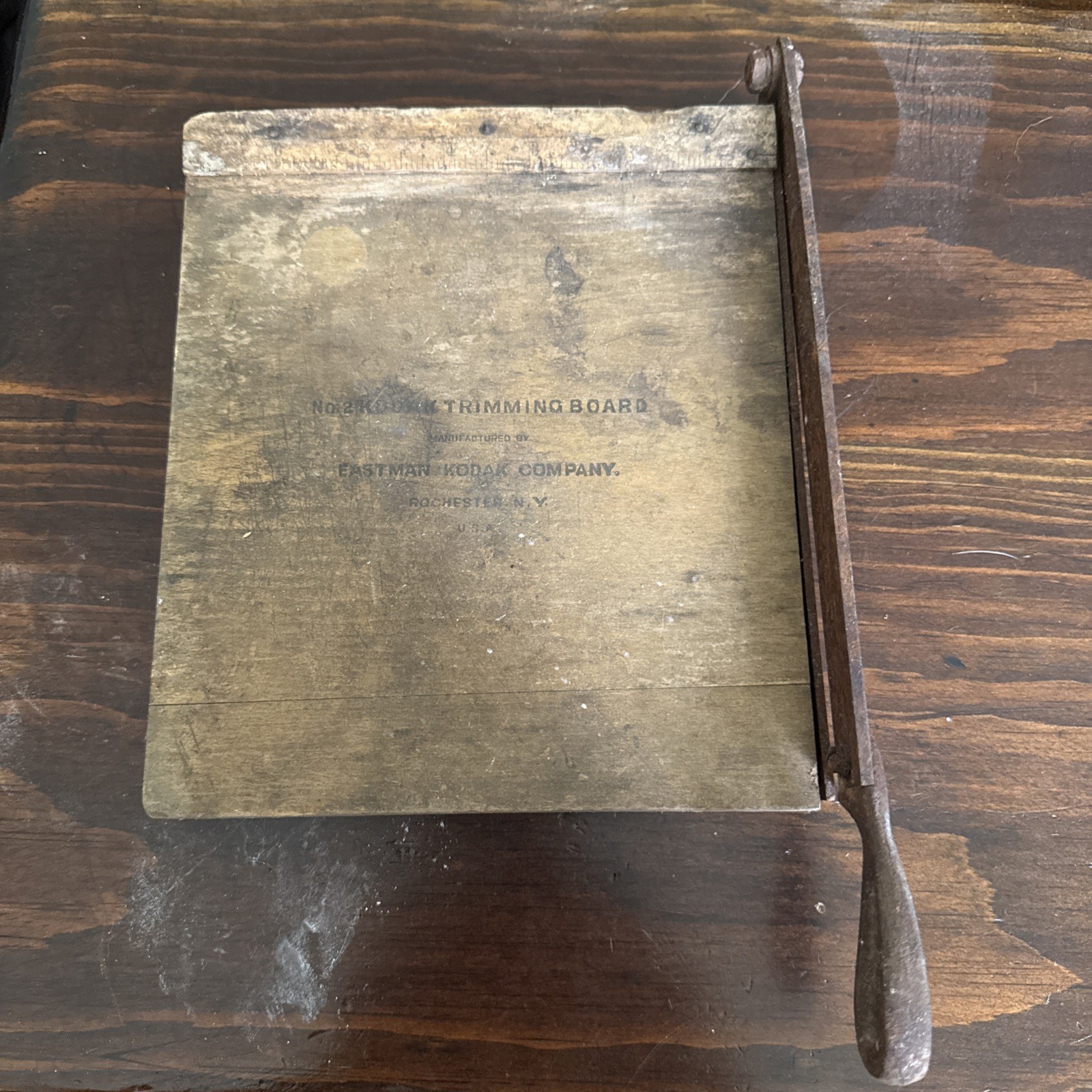 Vintage Kodak Film Trimming Board No2 EASTMAN KODAK COMPANY