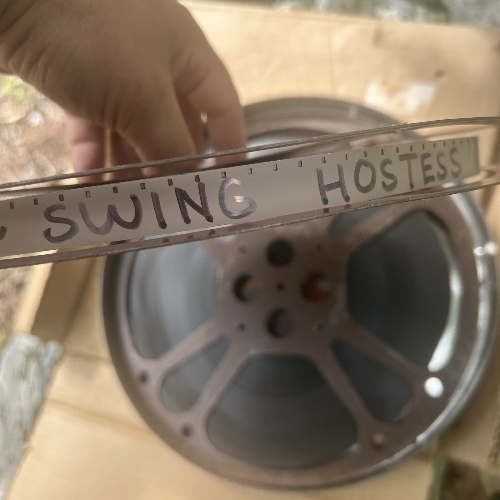 Vintage 1940s Swing Hostess Full Movie Reel On 2 Reels In Original Shipping Box