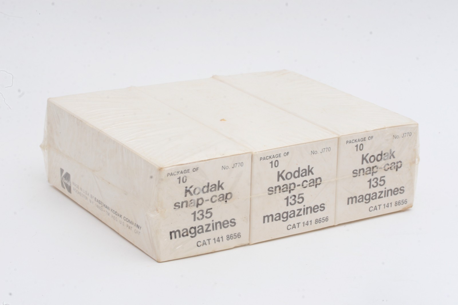 Vintage Kodak Snap-Cap 135 Magazines 3 Lots of 10 – Sealed (New Old Stock)
