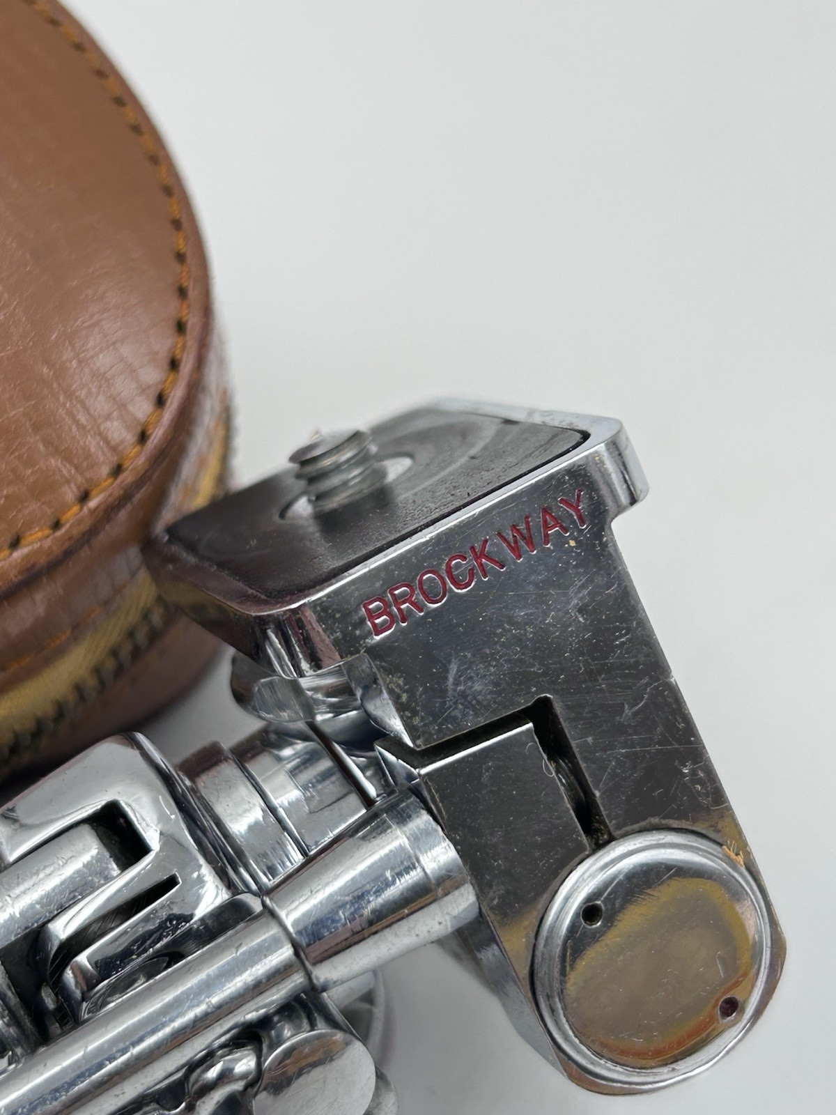Vintage Brockway Tabletop Tripod, Case & Threaded Shutter Release Trigger Cable