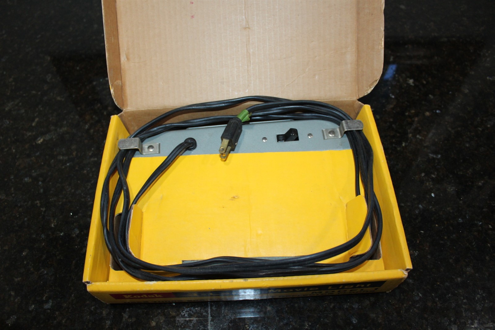 Vintage Kodak 3 Lamp Movie Light Model 1 In Original Box Working
