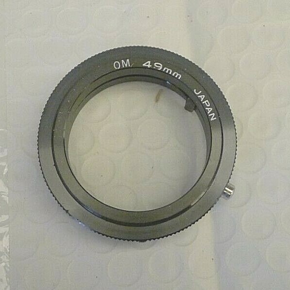 49mm Lens Mount Adapter Ring for Olympus OM – Made in Japan BBB