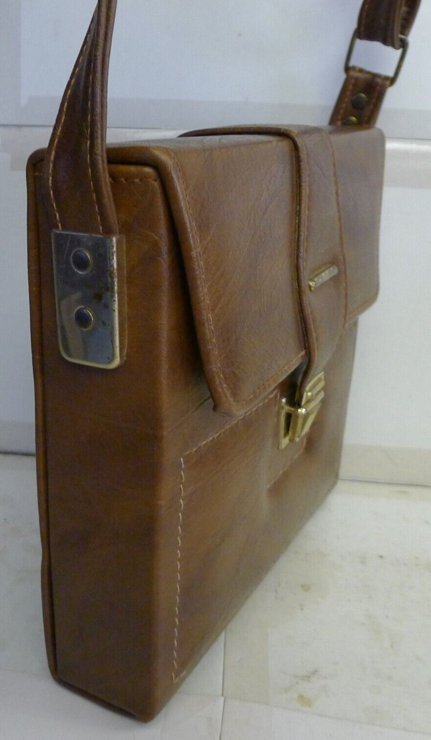 Camera Compartment Case for Polaroid Folding SX-70 Tan Camera & Accessories P71