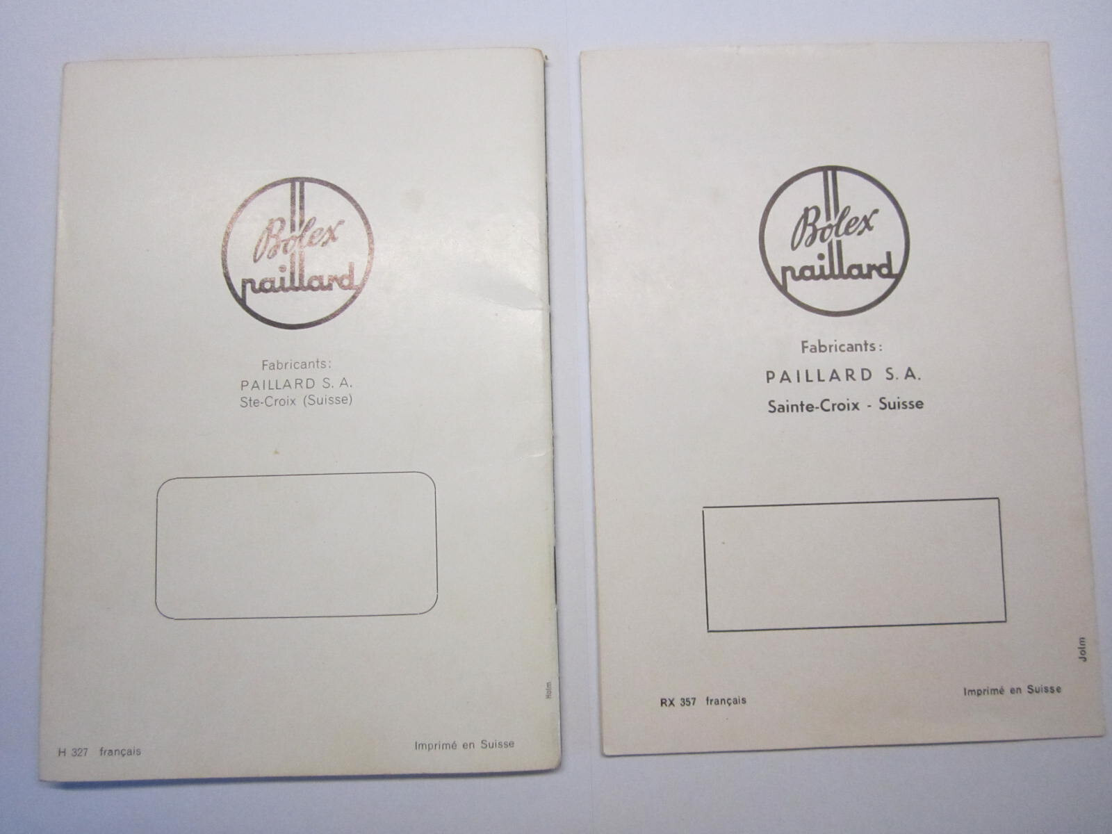 ‘GERMAN LANGUAGE MANUAL’ for BOLEX H16 REFLEX + NON REFLEX 16mm movie camera