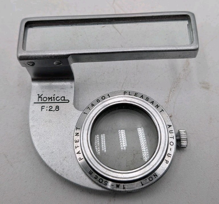 KONICA PLEASANT AUTO-UP NO.1 1M-50cm F/ 2.8 from Japan