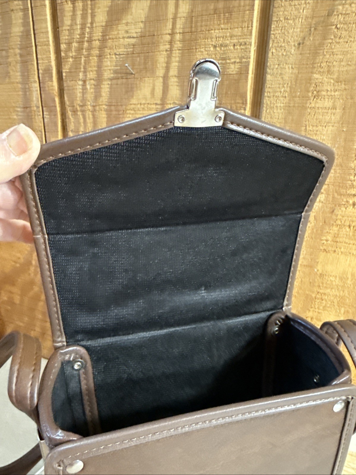 Vintage Brown Vinyl Camera Bag Camera Case Retro