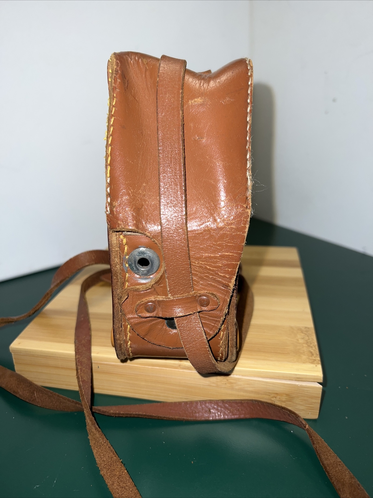 Paillard Bolex C-85 Genuine Camera Case Brown Leather
