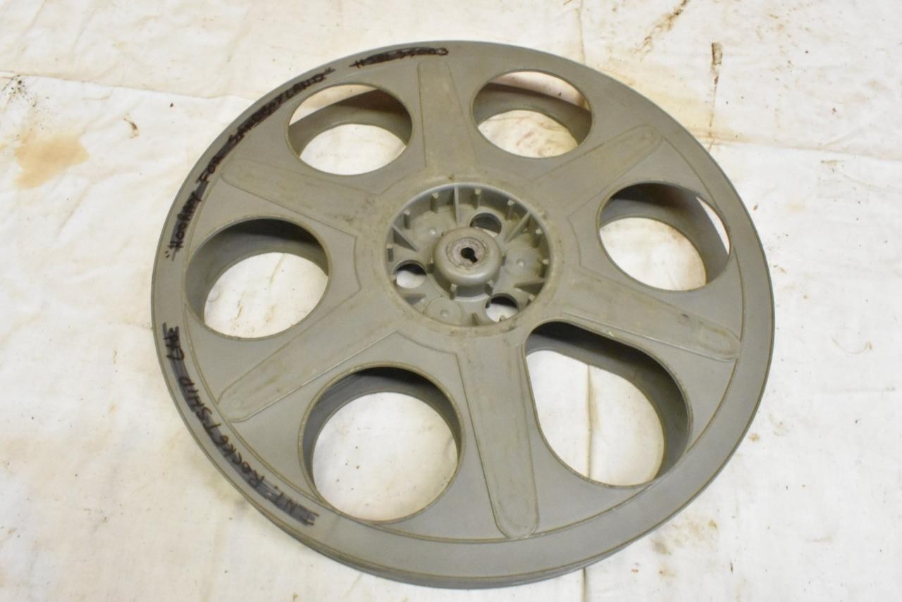 Lot of 5 Vintage 35 mm Movie Theater Film Reel Plastic 14.5″ Take Up Reels