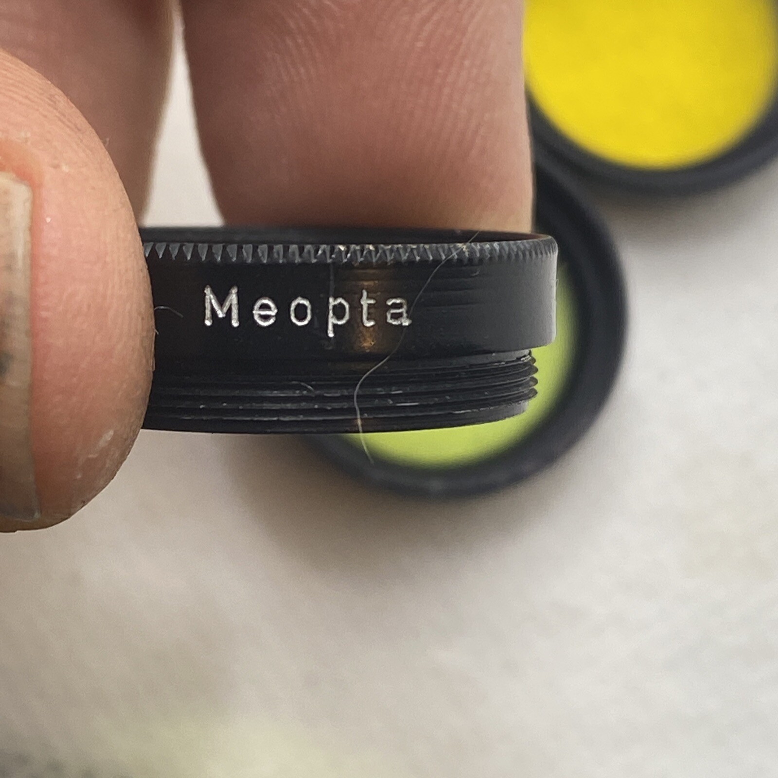 Mikroma MEOPTA Rare set Of 3 Filters Czechoslovakia Genuine GGR1/22 G3/22
