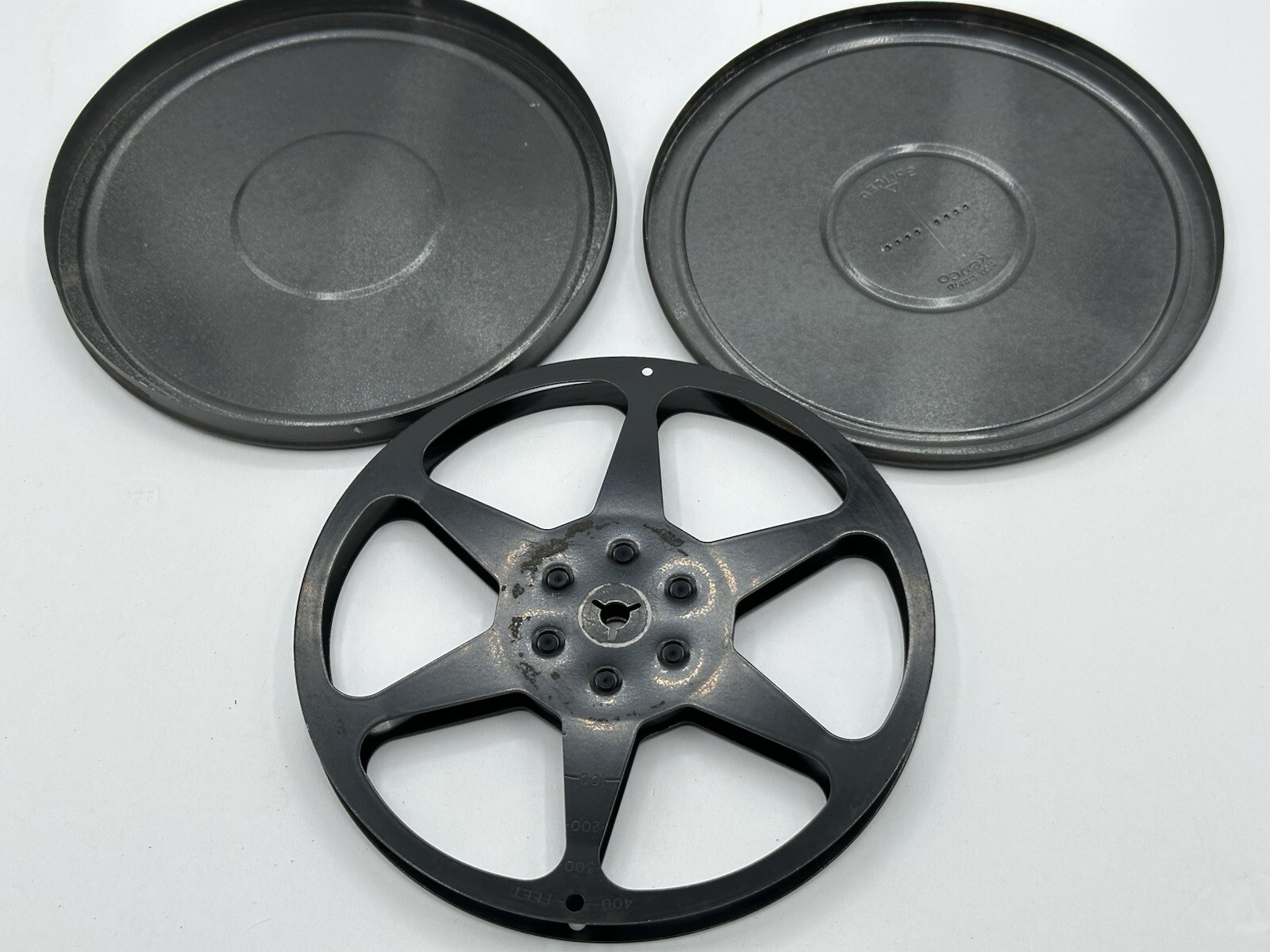 Vintage Kenco 8Mm Film Reel With Metal Container – 7″ Reel