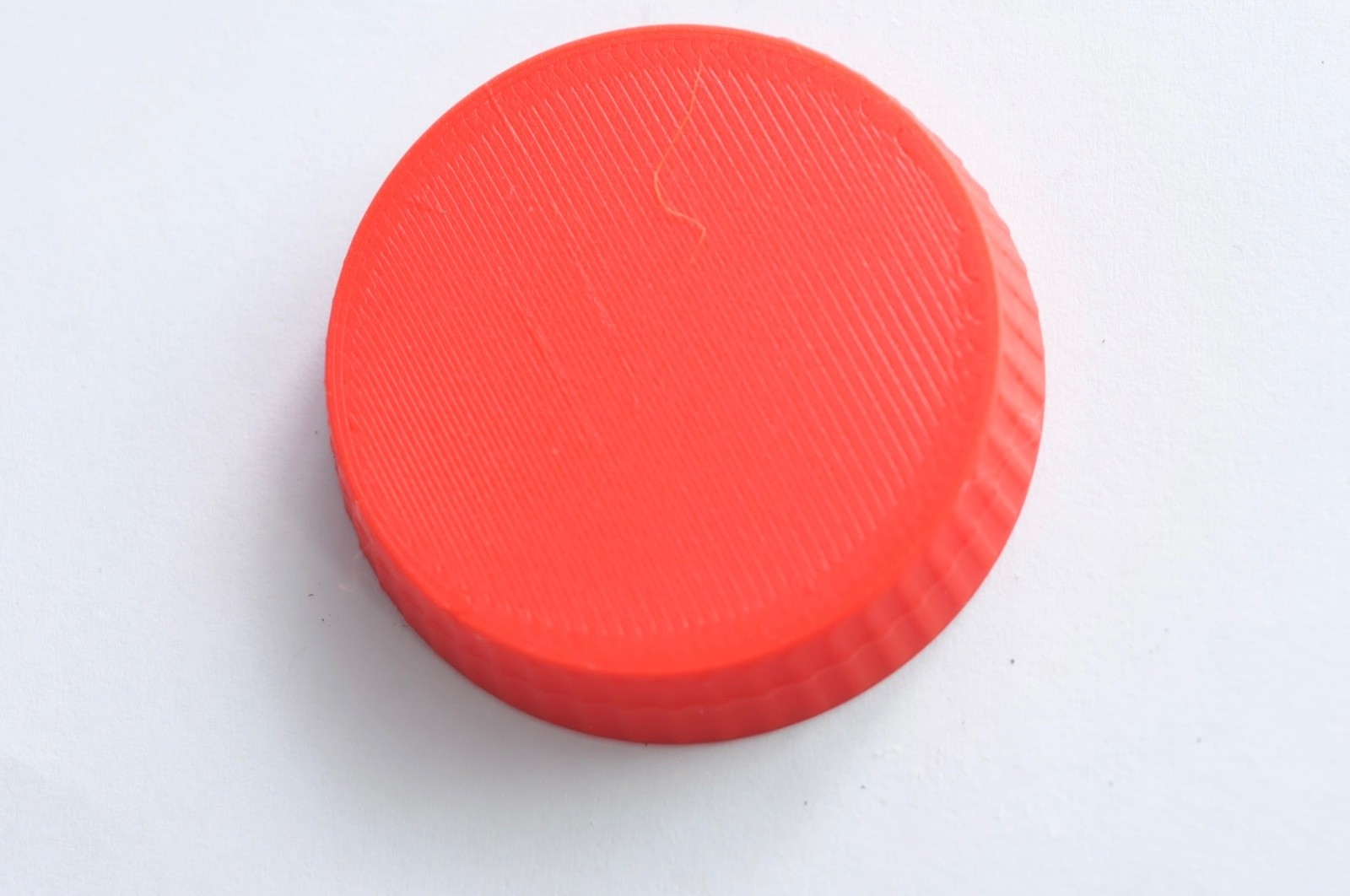 Orange Rear Lens Cap for Olympus Film Half-Frame Pen F/FT Lens