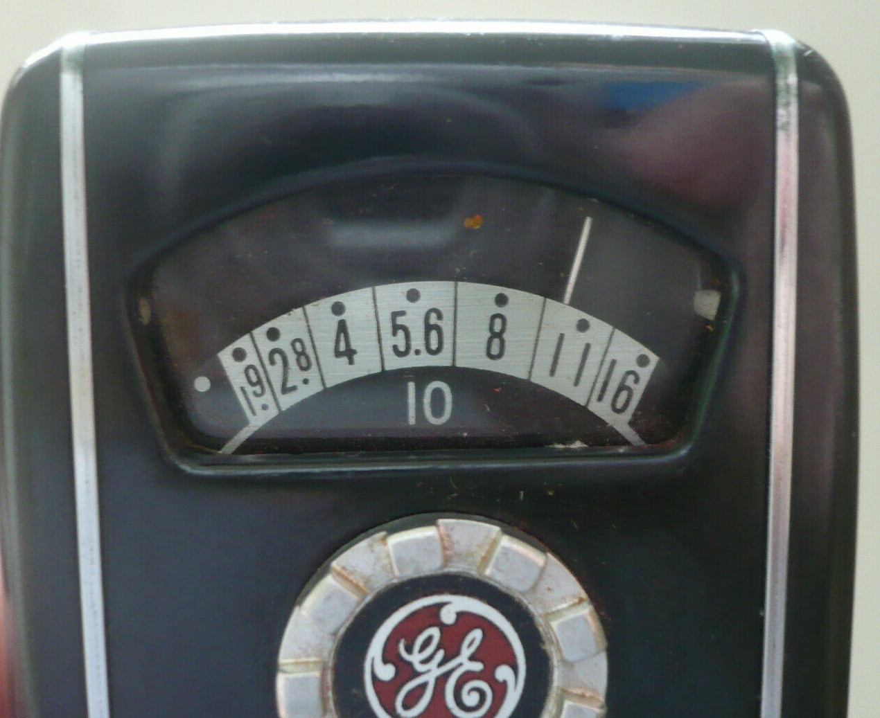 Vintage GE Mascot Exposure Meter w/Leather Case PR-30 Works