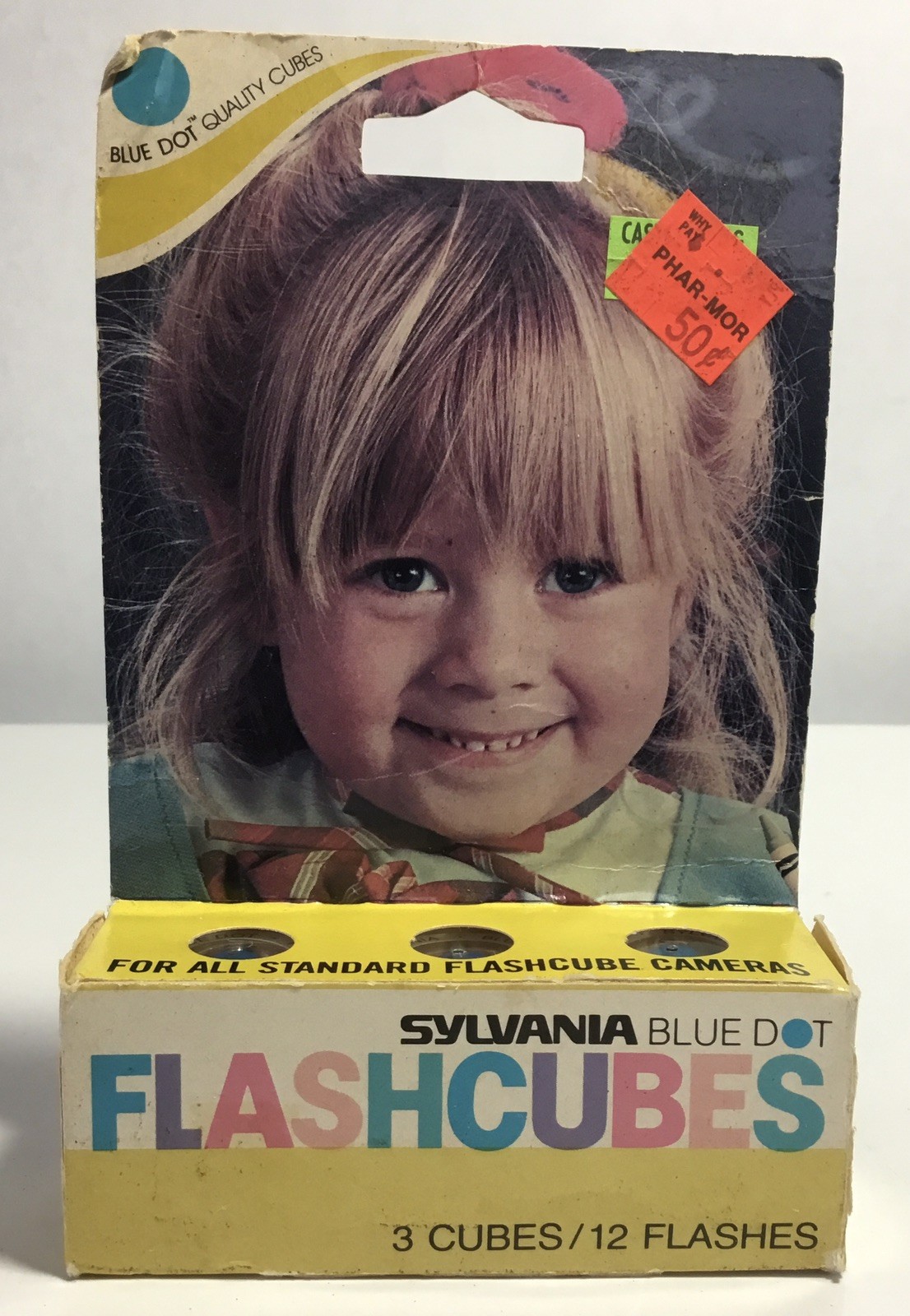 Vtg Sylvania Magic Cubes Blue,15 Total Boxes,45 Cubes,180 Flashes Avail, Unused