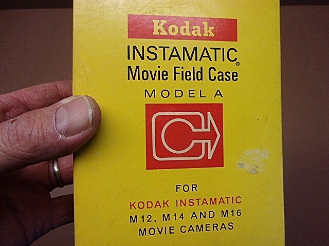 New Old Stock KODAK Instamatic Movie Leather Case for M12 M14, & M16 Cameras