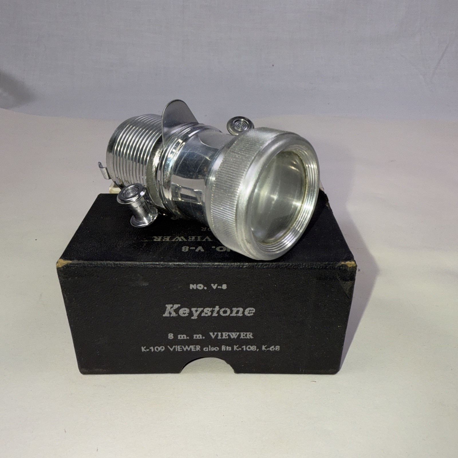 VINTAGE KEYSTONE PROJECTORS NO. V-8 8MM VIEWER FOR K-109 K-108 K-68. New