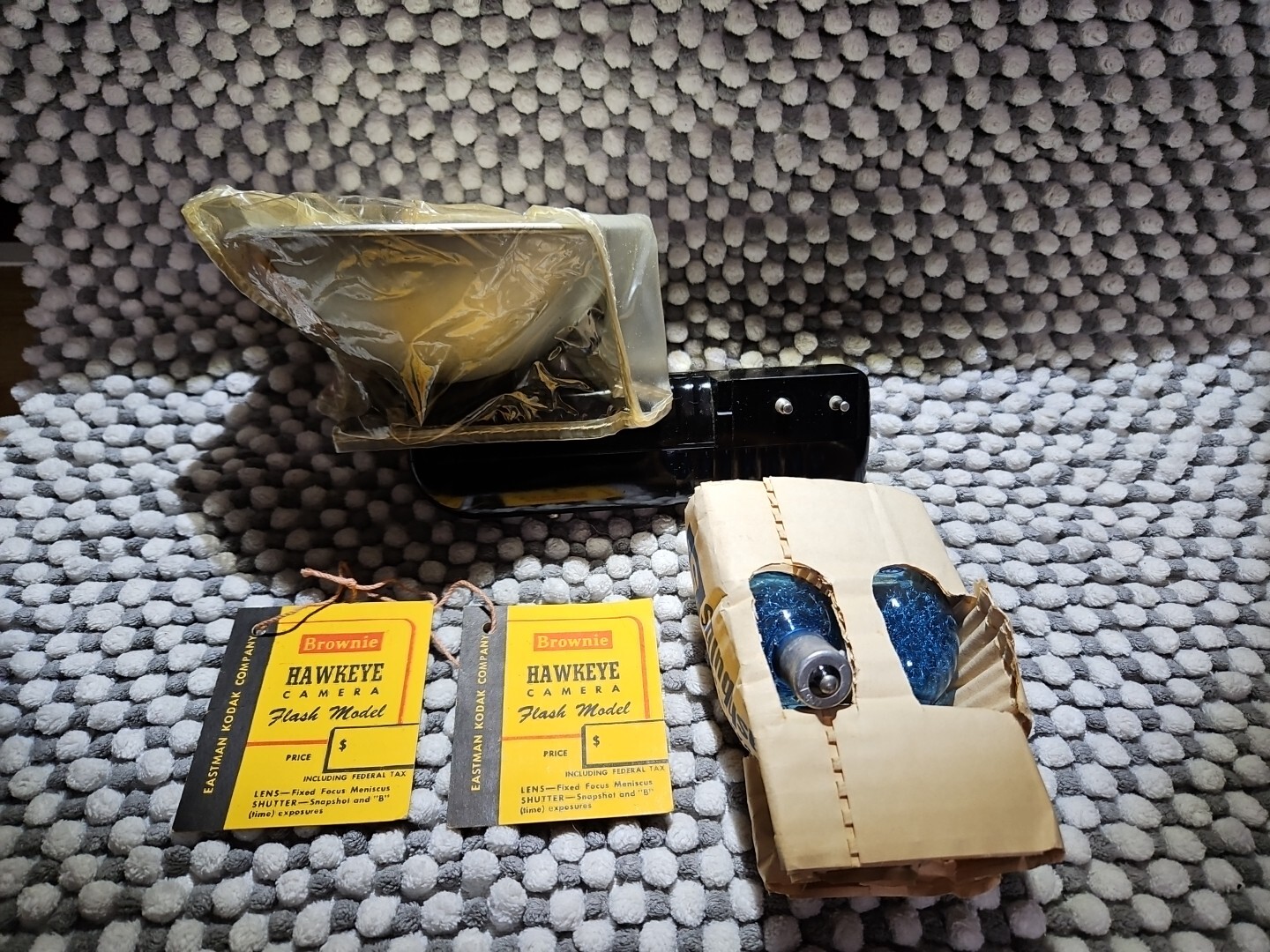 Vintage Kodalite Flasholder with Original Box Black No. 177F