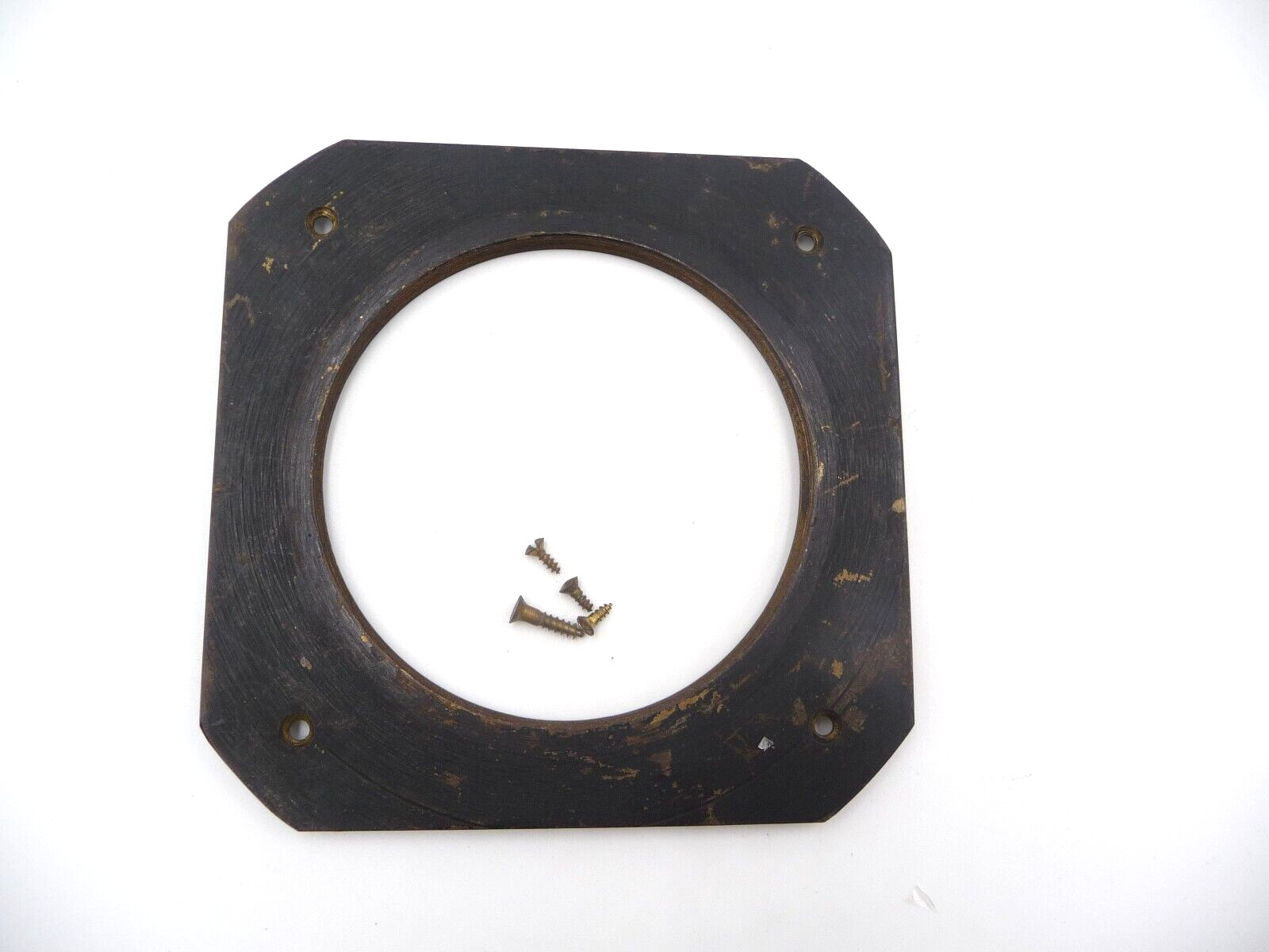 Brass Lens Flange 120x120mm with 85mm hole