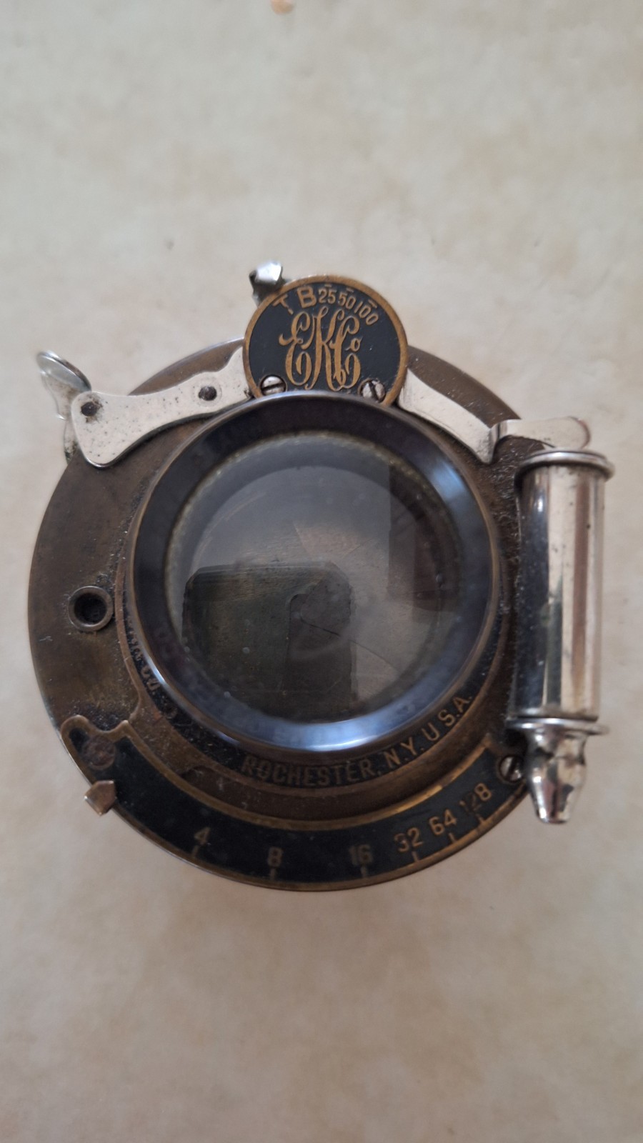 Antique KODAK 1910 Ball Bearing CAMERA LENS Bausch Lomb Planatograph