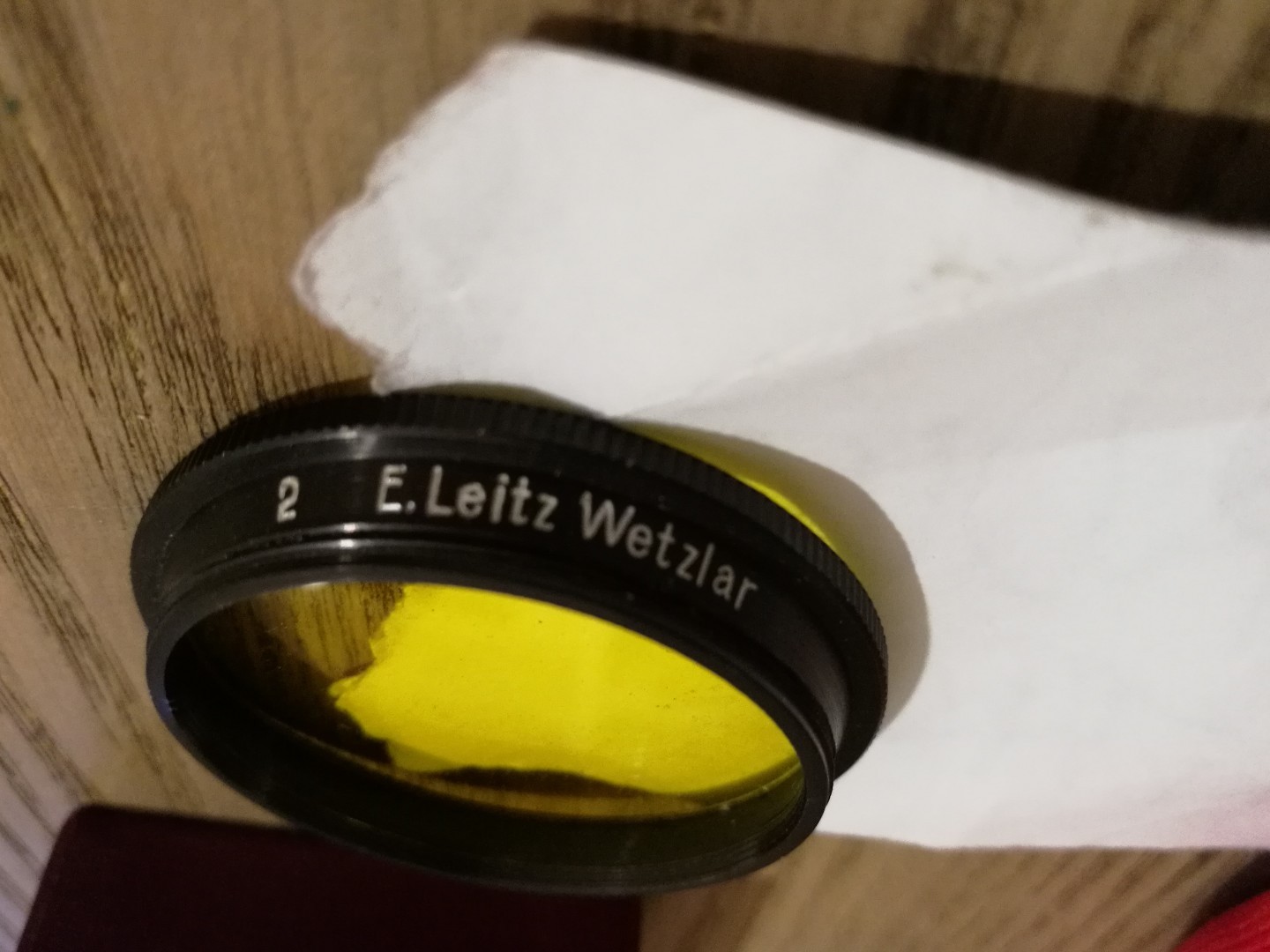 Leica Ernst Leitz summitar Wetzlar filter.Leica Yellow no summilux summicron