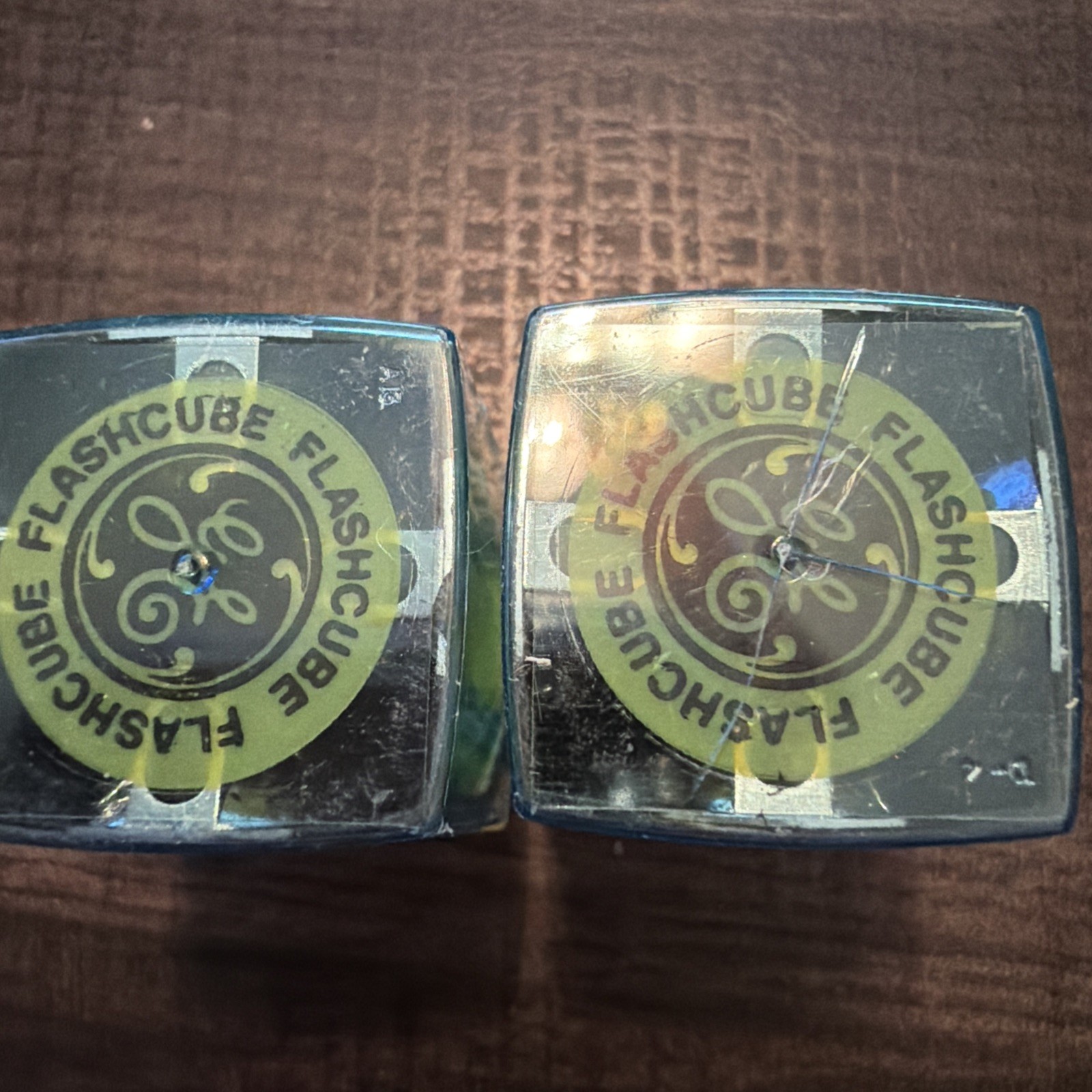 General Electric Vintage Box of Flashcubes 2 Cubes 6 Flashes. Original Packaging