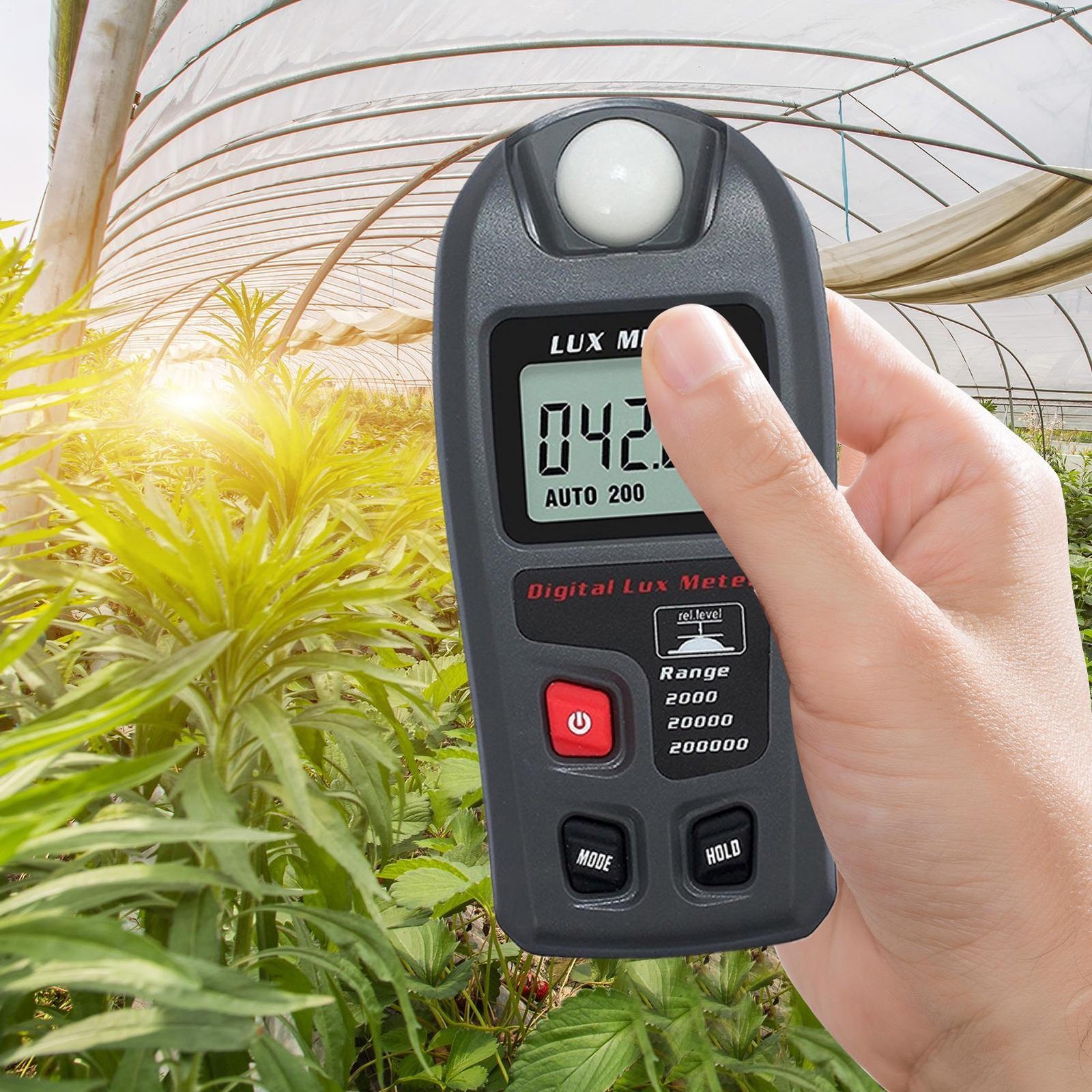 Light Meter For Photography Grow Plants Digital LCD Screen Camera Light Meter