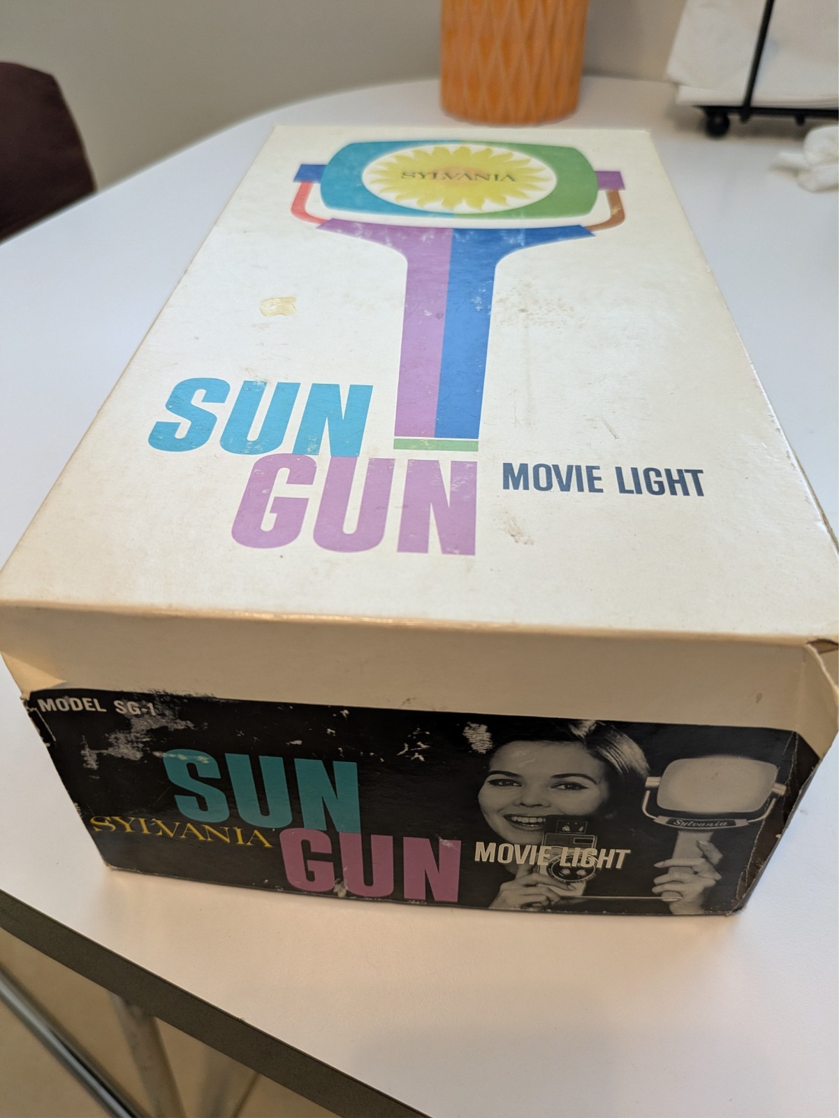 Film, Cinema Vintage Sylvania movie Light original box