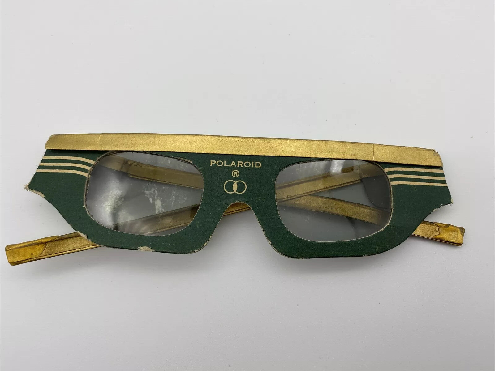 Vintage Polaroid 3-D Glasses Set of 3 Cardboard Movie Film Viewers Retro