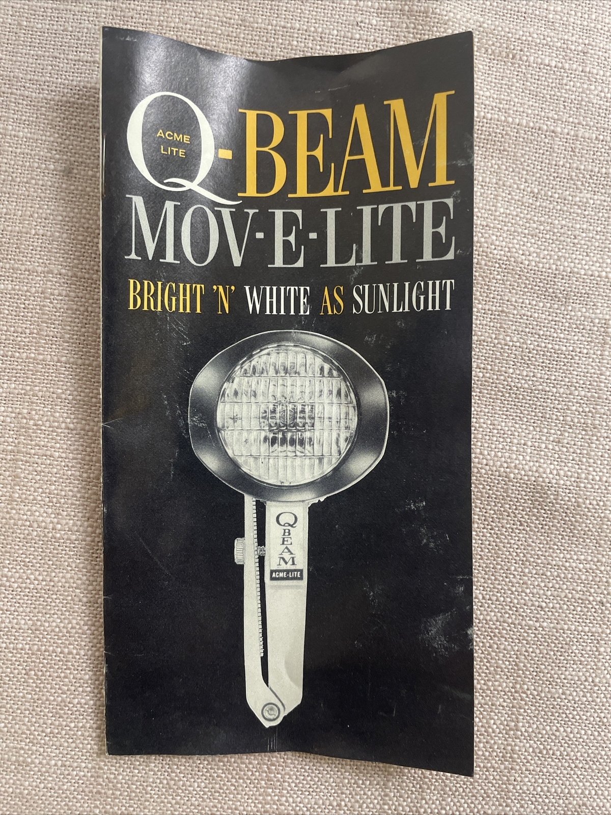 Vintage ACME Model DXK Lite Q-Beam Mov-E-Lite *New Open Box **READ DESCRIPTION**