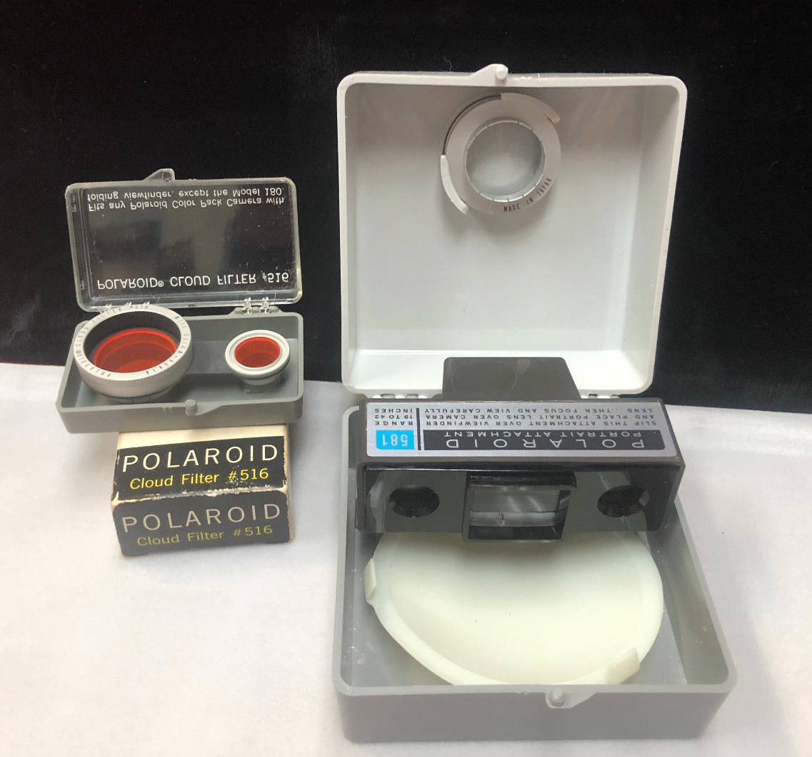Polaroid #581 Portrait Kit. #516 Cloud Filter