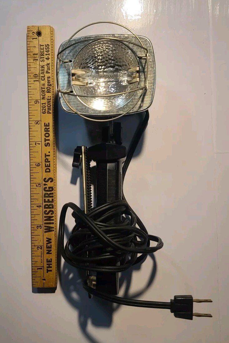 Vintage Sylvania Sun Gun II Movie Light TESTED see pics ! Model SG-55