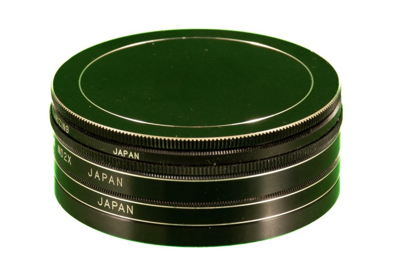LENS FILTERS: 58mm A SELECTION OF THREE = ASSORTED C1980 REF: 9256B