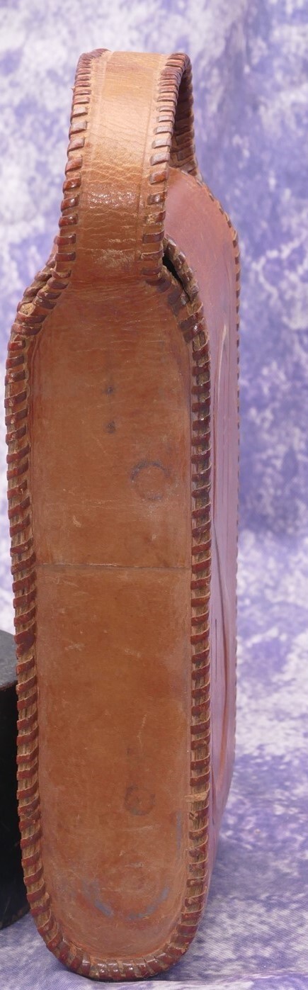 Vintage Hand Made Hand Tooled Leather Case for Folding Camera