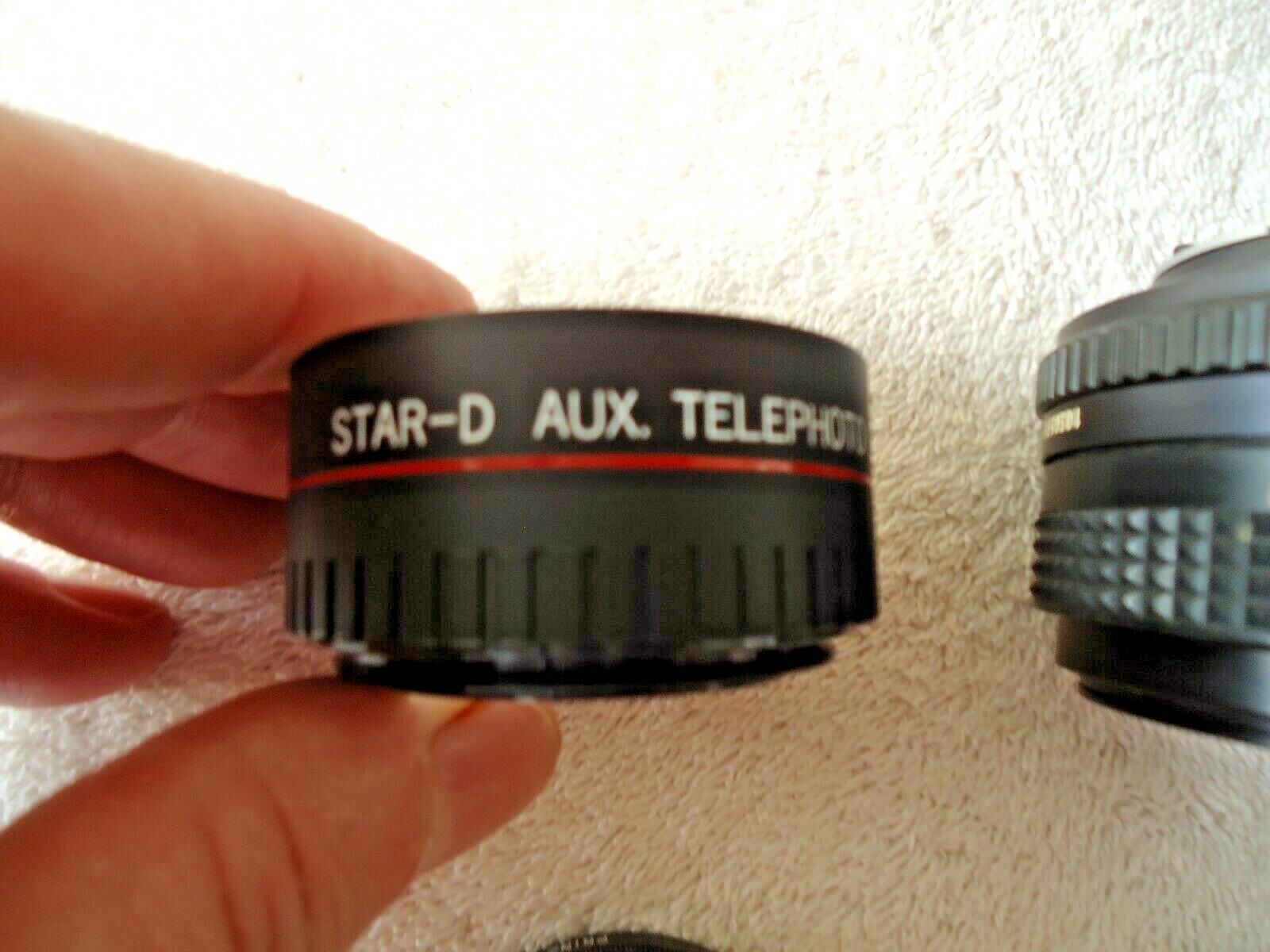 Vintage Mixed Lot Of Camera Lens,etc.Minolta MD 50mm,Star-D Aux.,etc.Items