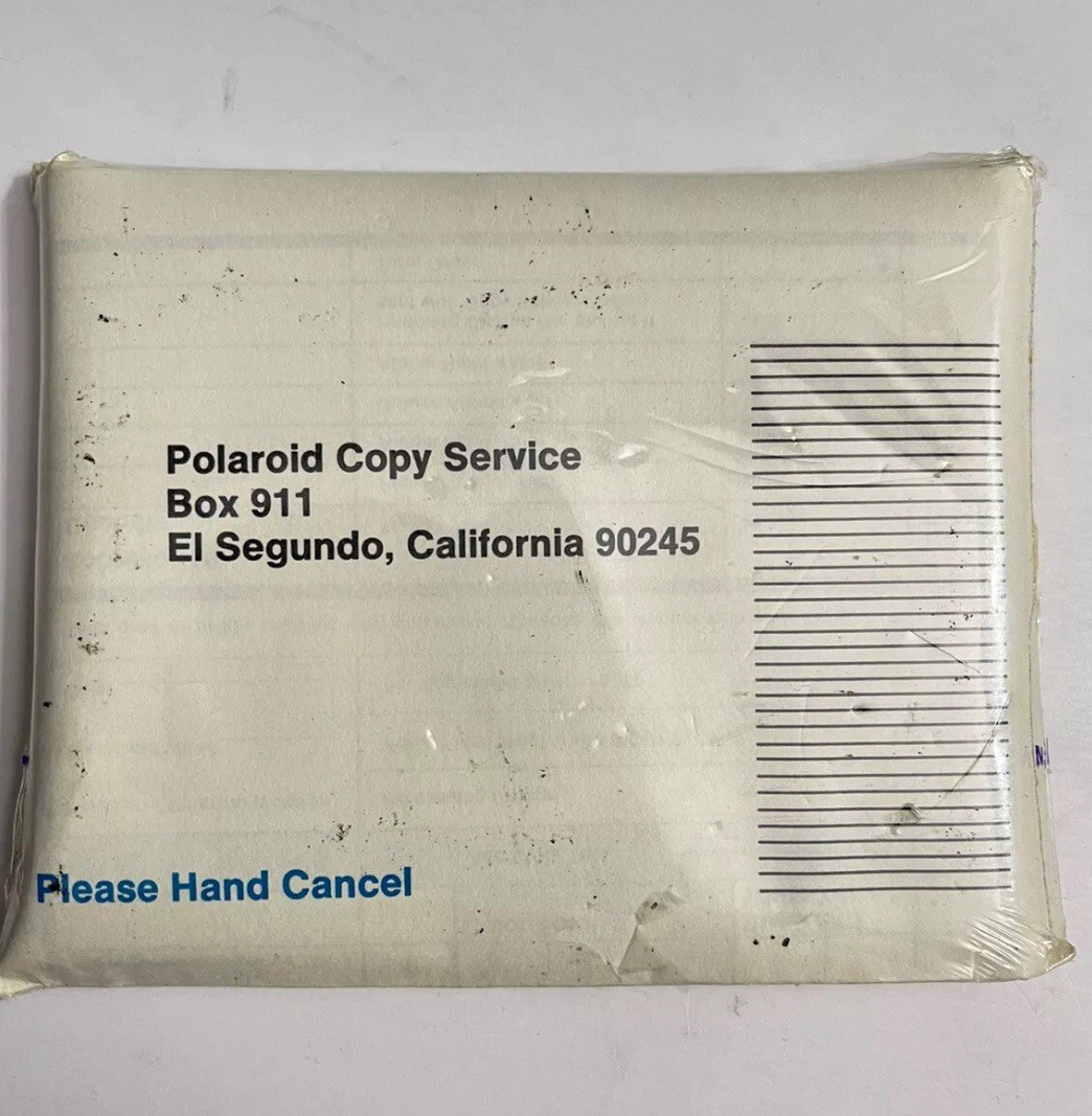 Polacolor Print Mount Polaroid Camera Photo Backs Sealed 1967 vintage