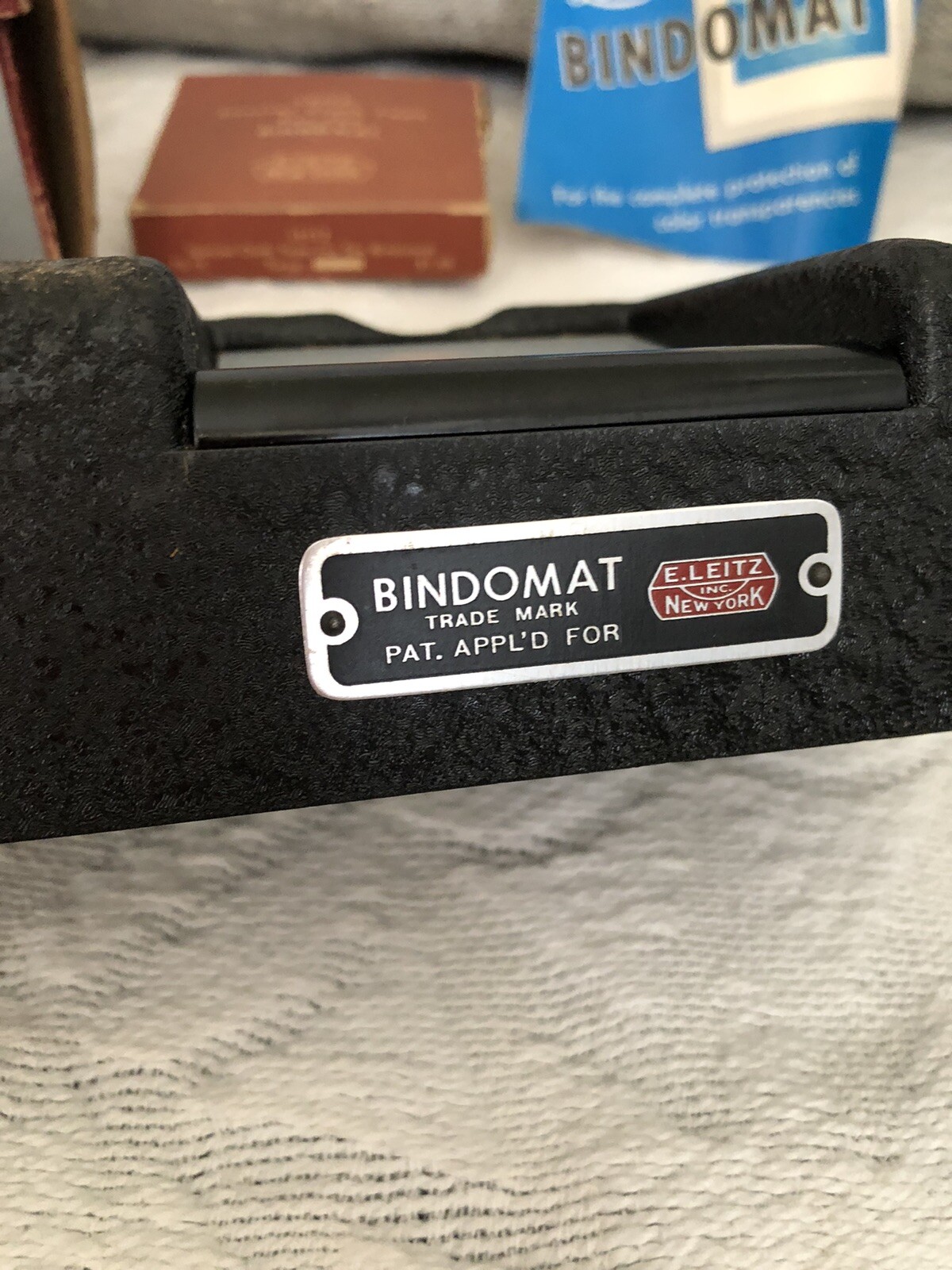 Leica Bindomat #69052 Leitz NY Lighted Slide Cutting and Mounting Tool USED