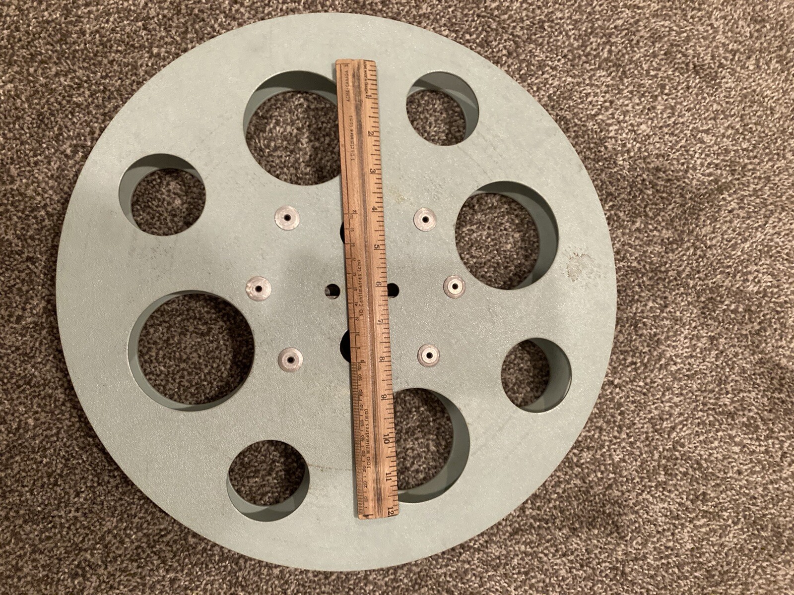 VINTAGE – 15 INCH REWIND FILM REEL – USED