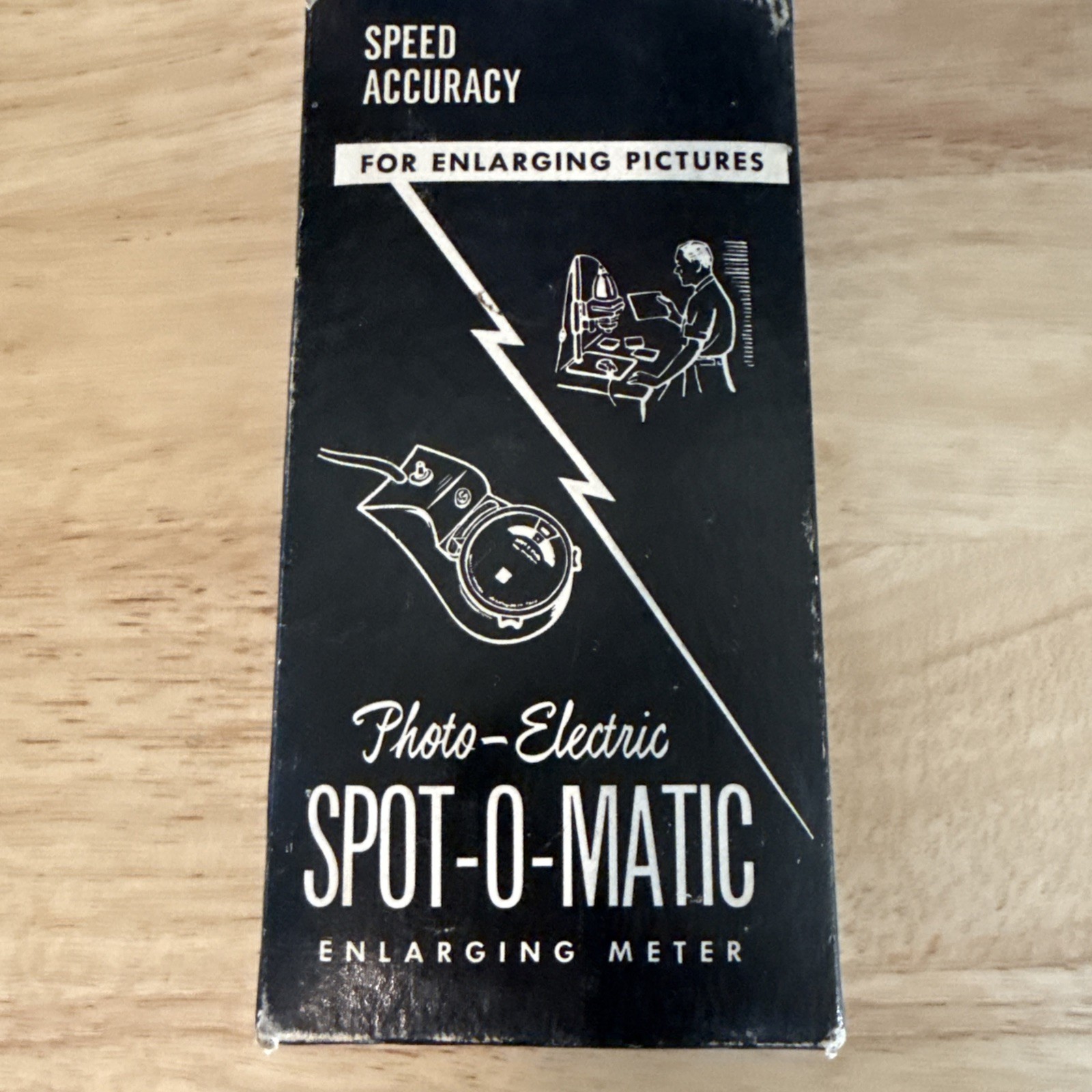 Vintage Kinnard Spot-O-Matic Enlarging Meter with Box Made In USA