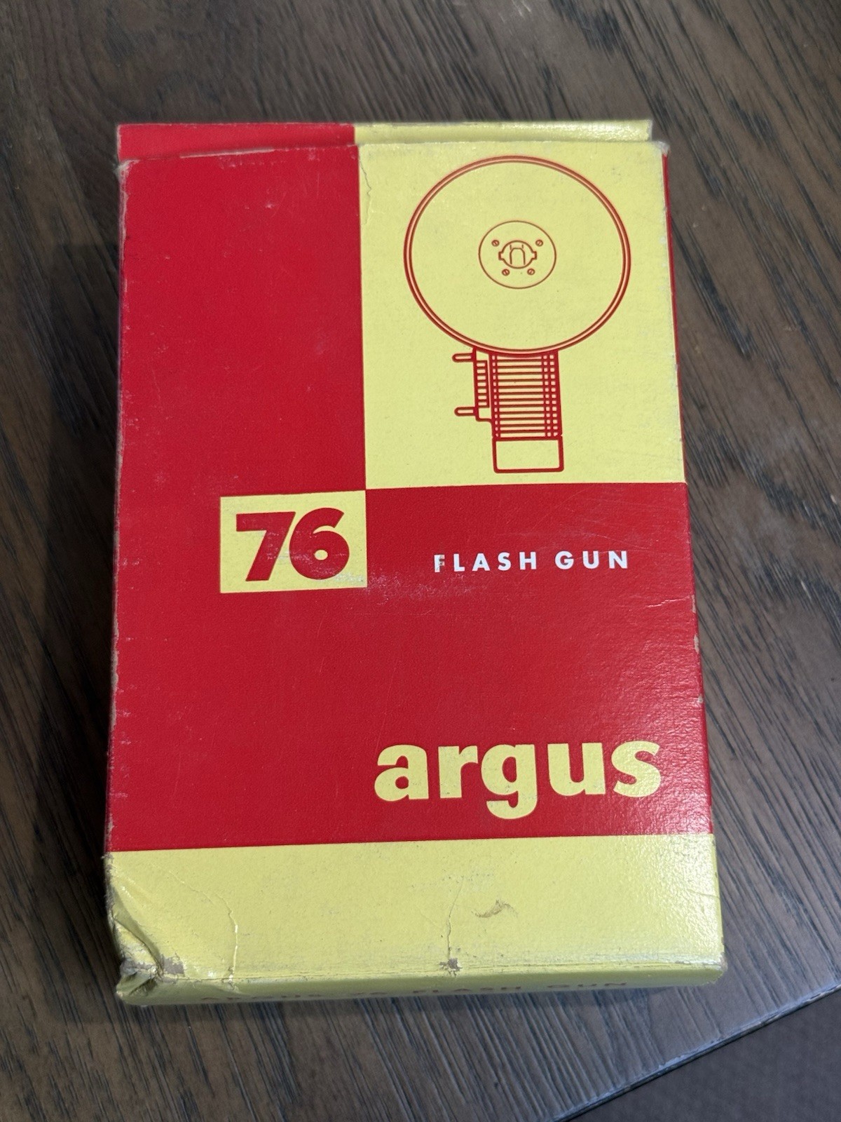 Vintage Argus 76 Flash Gun w/ Original Box Camera Photography Accessory