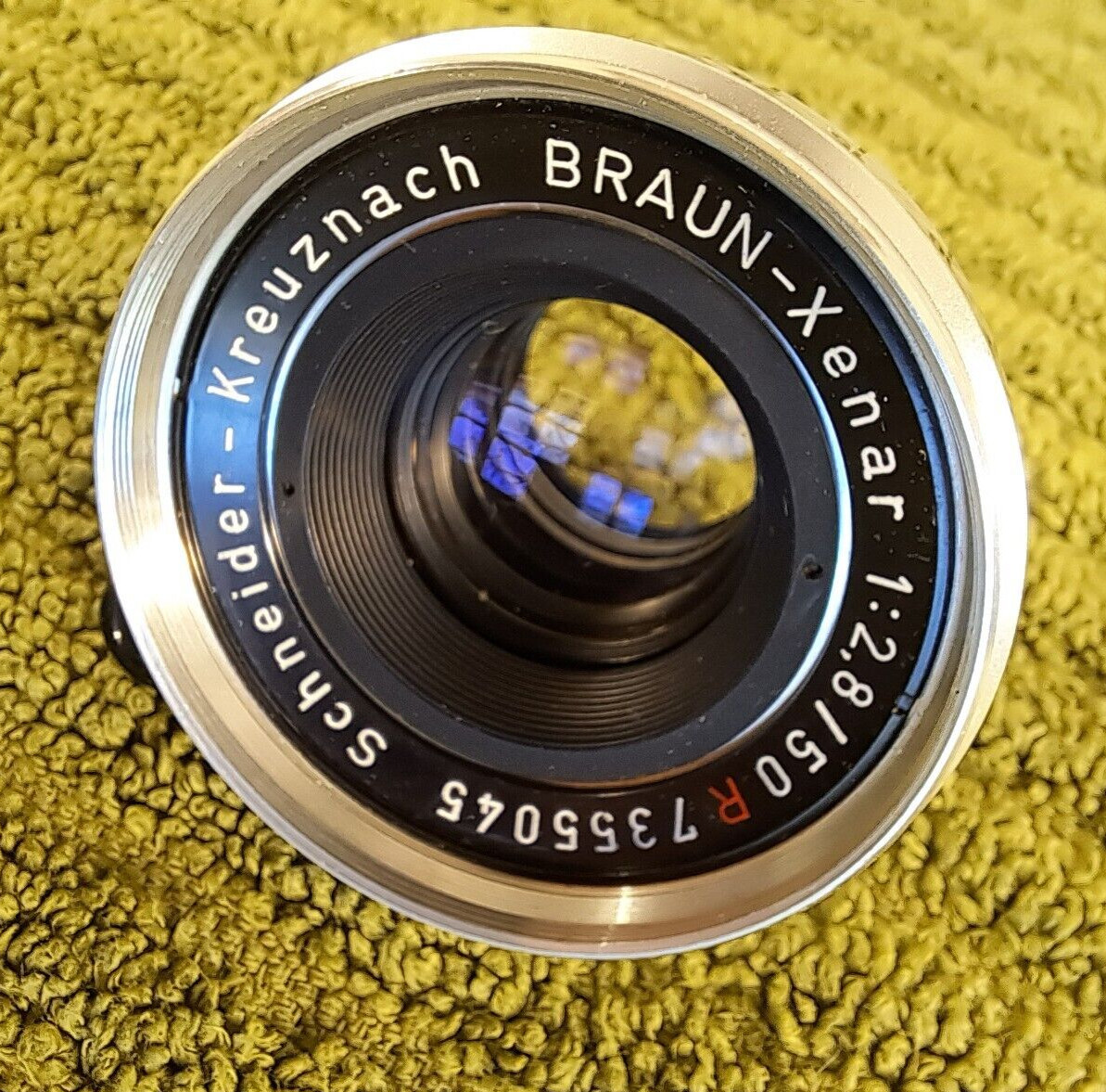 Schneider-Kreuznach BRAUN-Xenar f2.8/50R Compur Lens Front Part Only – Germany