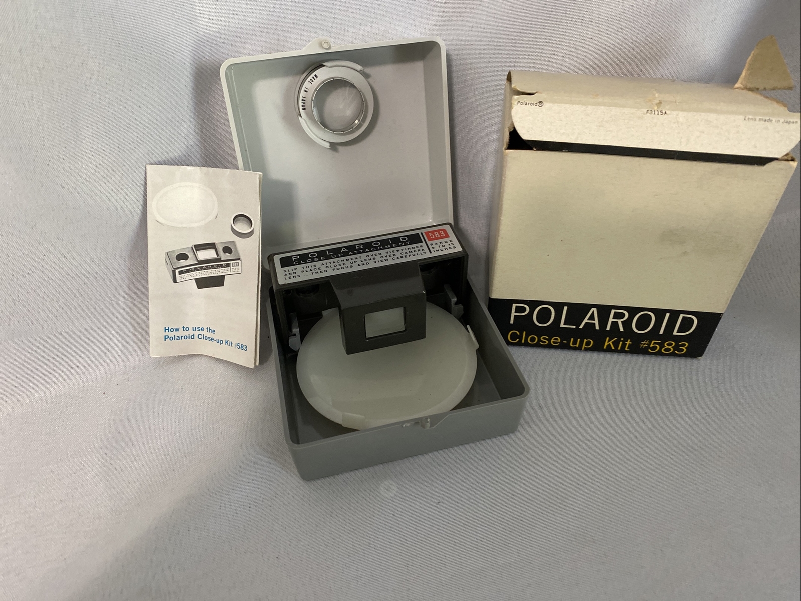 Polaroid Close-Up Kit #583A Complete with Case & Instructions