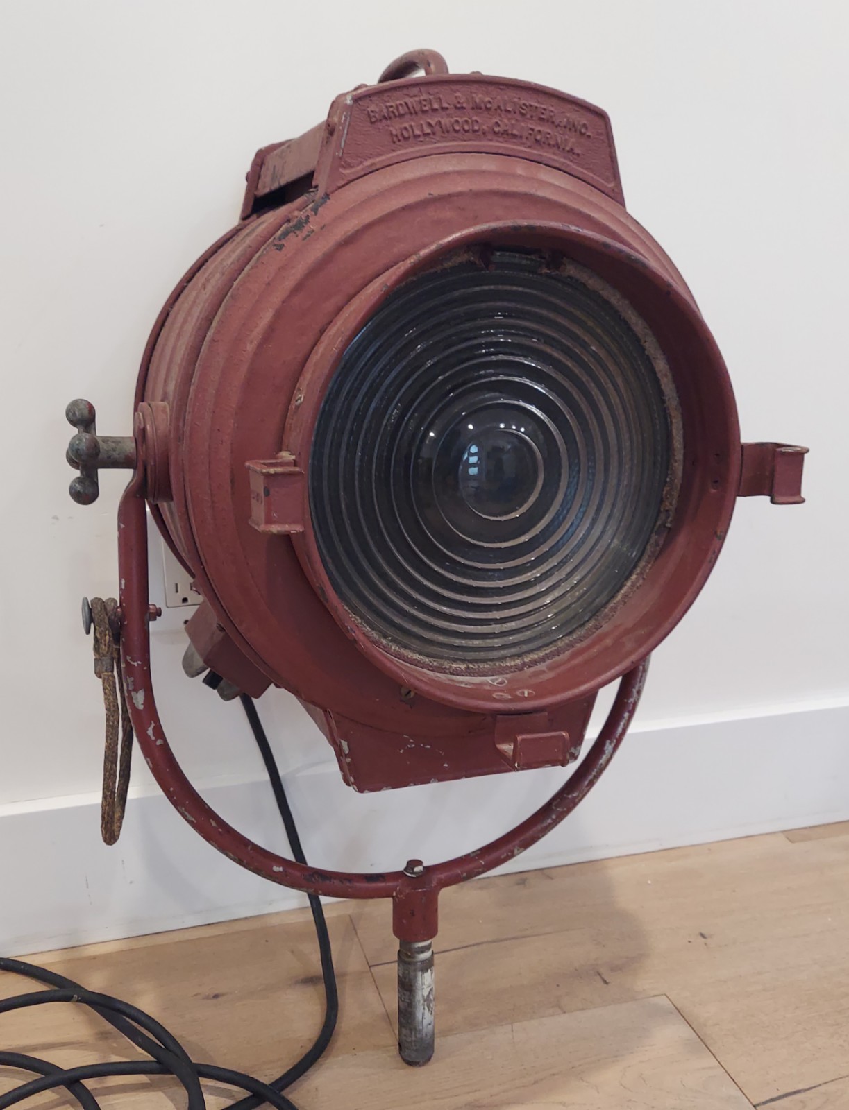 Bardwell & McAlister Hollywood Movie Keg Light 10″ Fresnel stage spot California