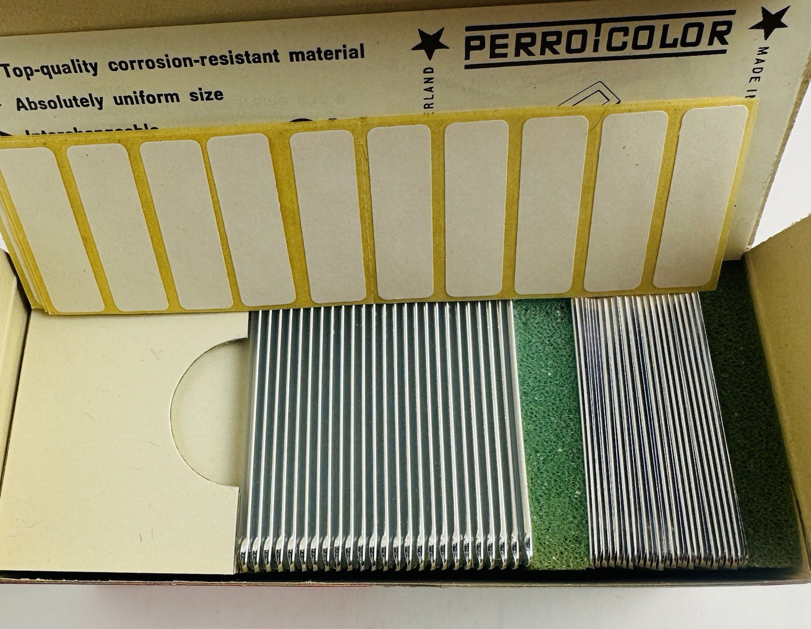 Perro Color Glass 2×2″ Precision Slide Binders (24mmX 36mm) 25pcs Each—Lot Of 3