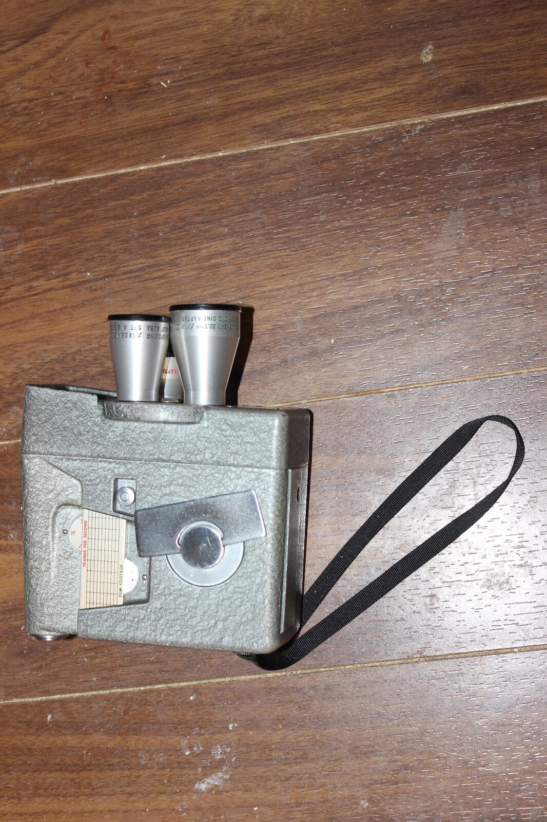 Tower Triple Lens 8MM Camera Model #T-185 & Sylvania Sun Gun Light With Case