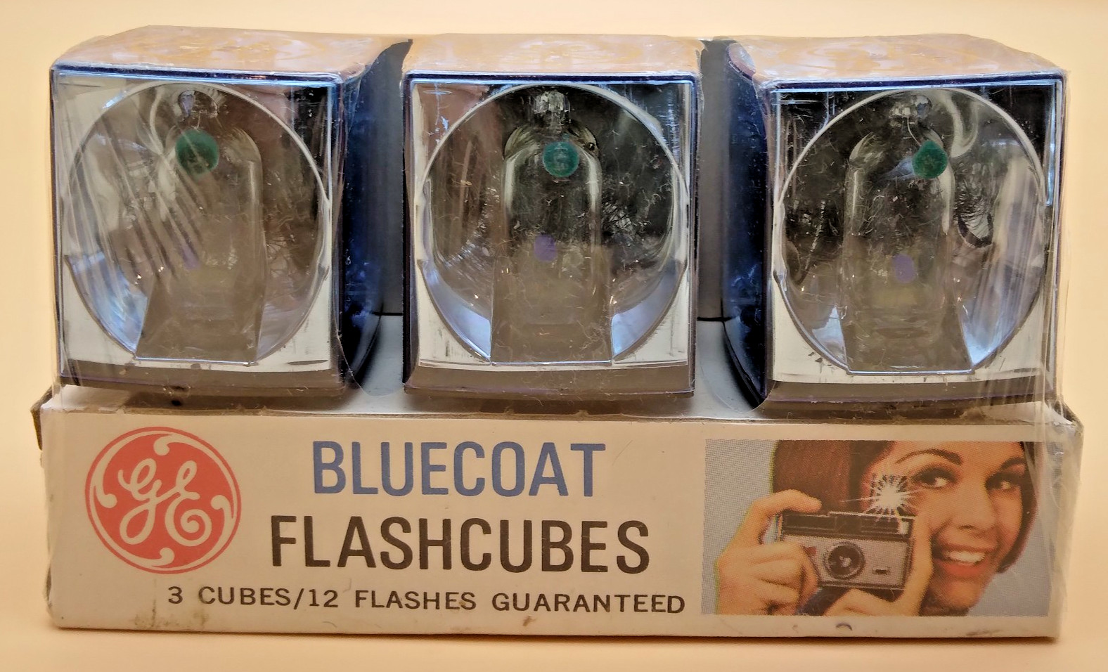 Vtg GE Genera; Electric Flashcubes 3 Flash Cubes Per Box 60 Flashes Total Lot 5