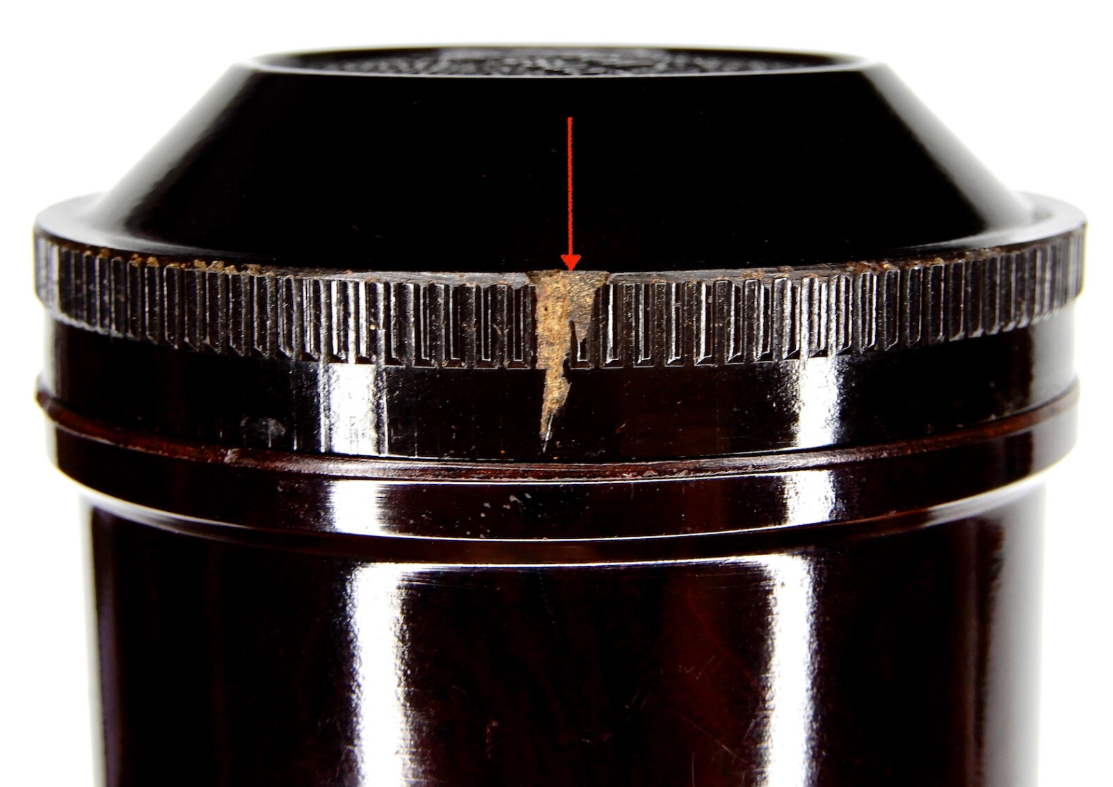 Dark-Brown Bakelite Case for SM Nickel 5cm Summar & Elmar ………. Minty